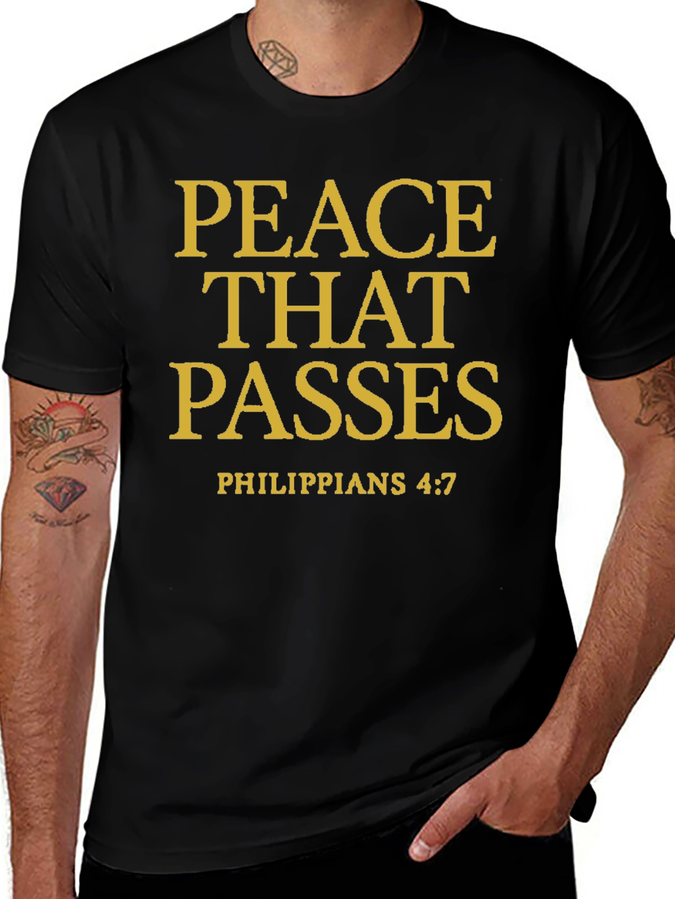 Peace That Passes Philippians 4:7 Graphic Tee