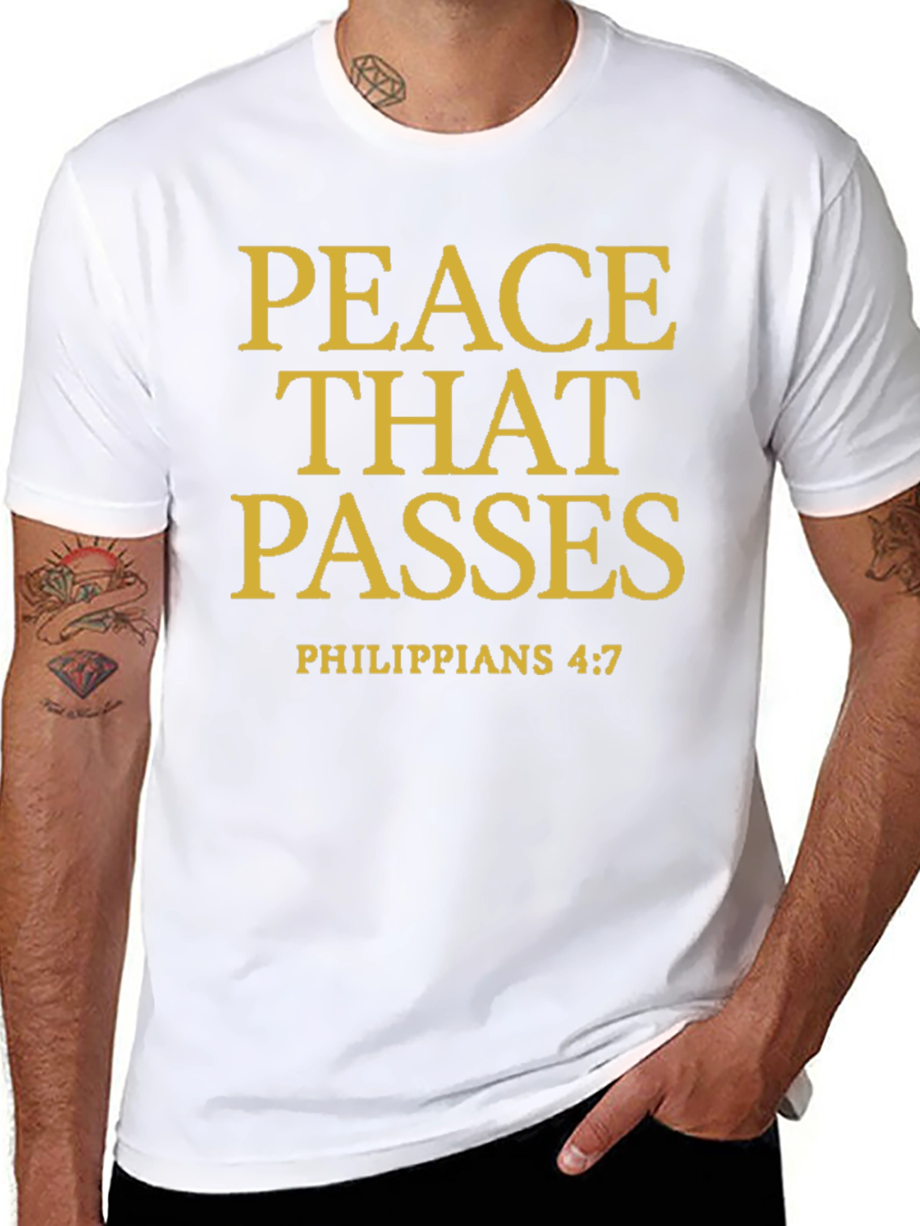 Peace That Passes Philippians 4:7 Graphic Tee