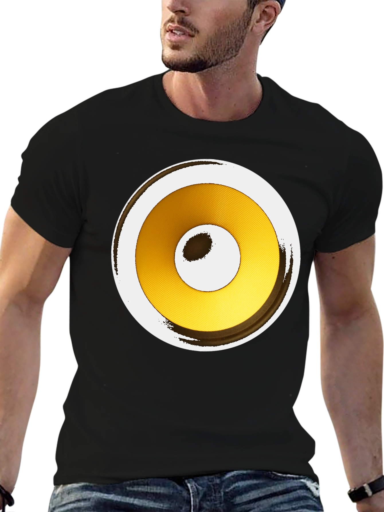 Speaker Graphic Tee - Modern Audio Design