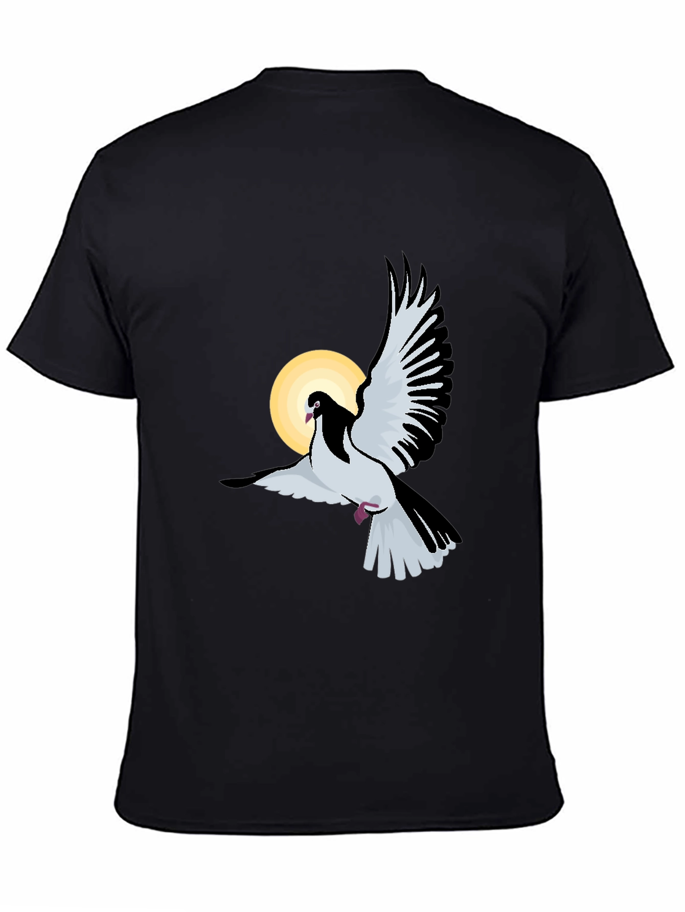 Dove Graphic Black T-Shirt