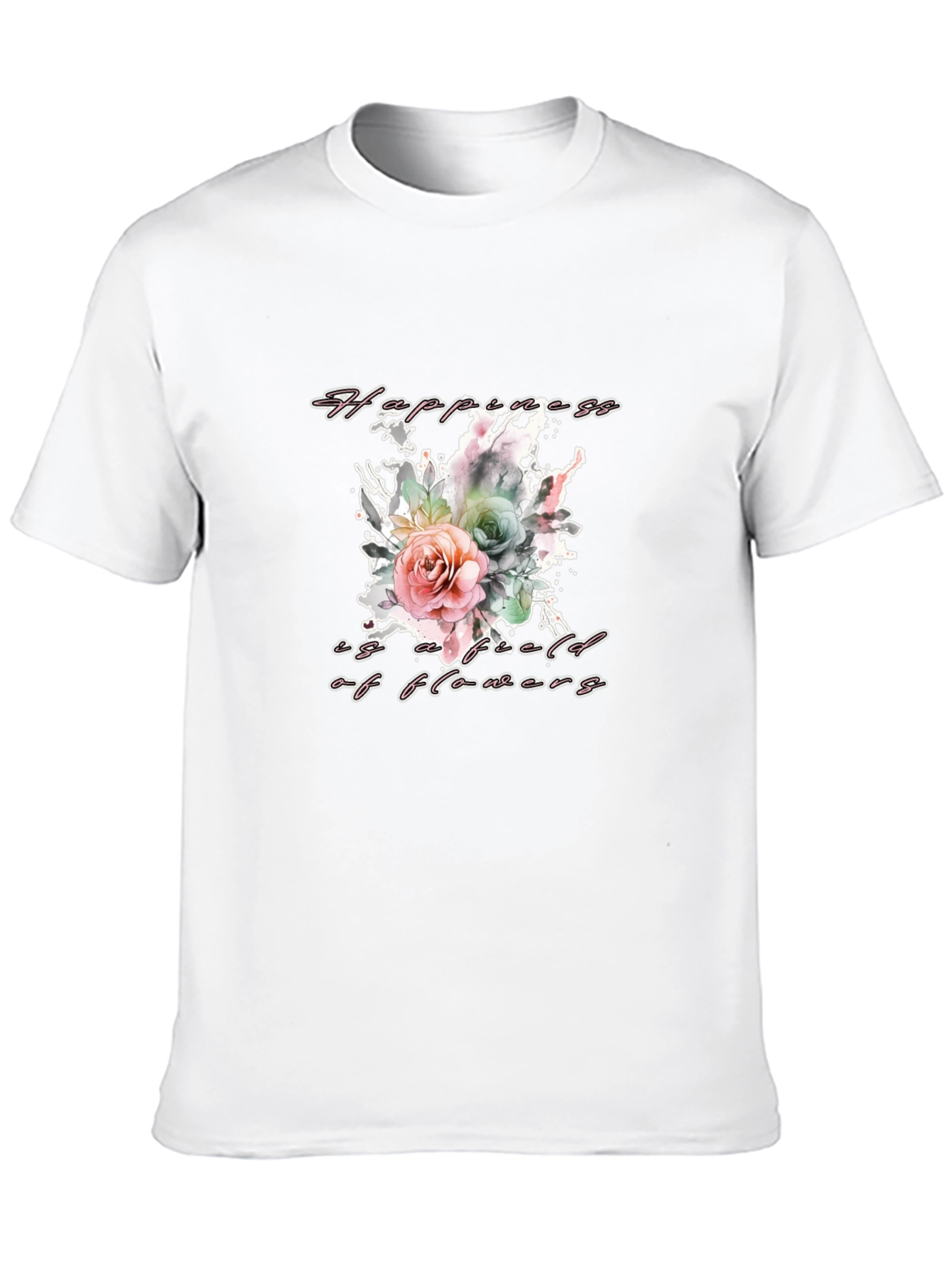 Floral Happiness T-Shirt - Stylish & Comfortable