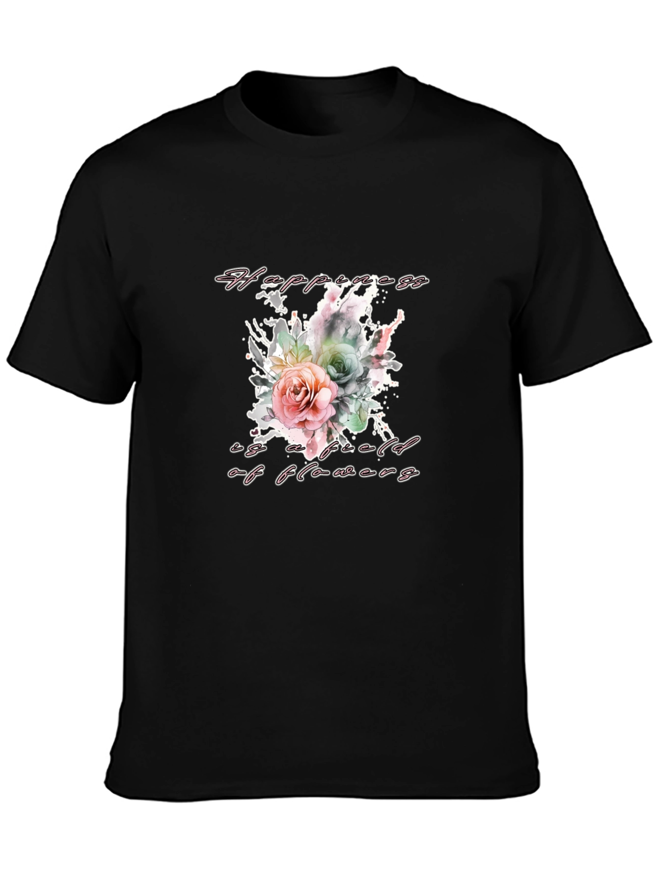 Floral Happiness T-Shirt - Stylish & Comfortable