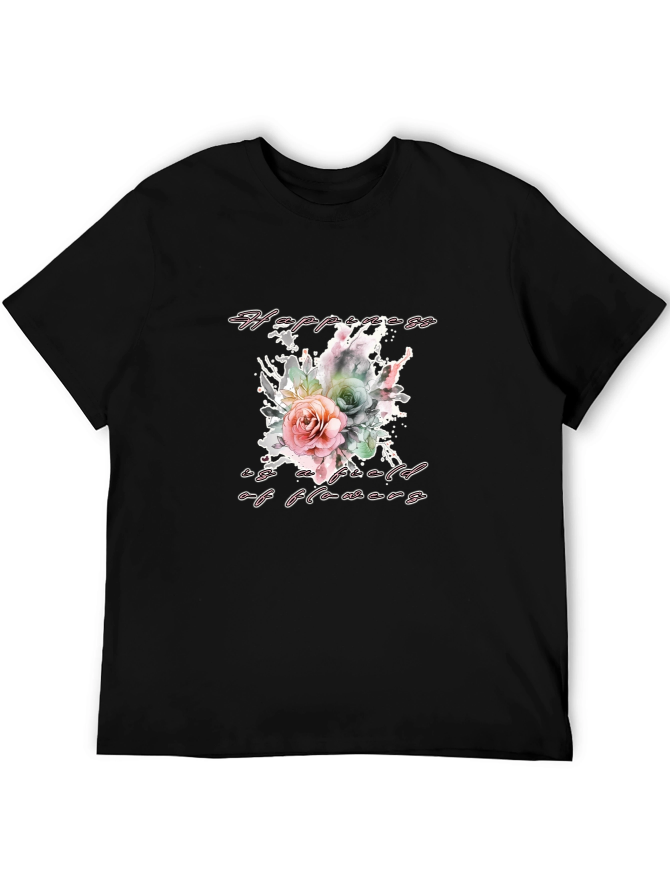 Floral Happiness T-Shirt - Stylish & Comfortable