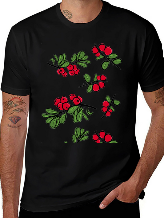 Berry Design Black T-Shirt