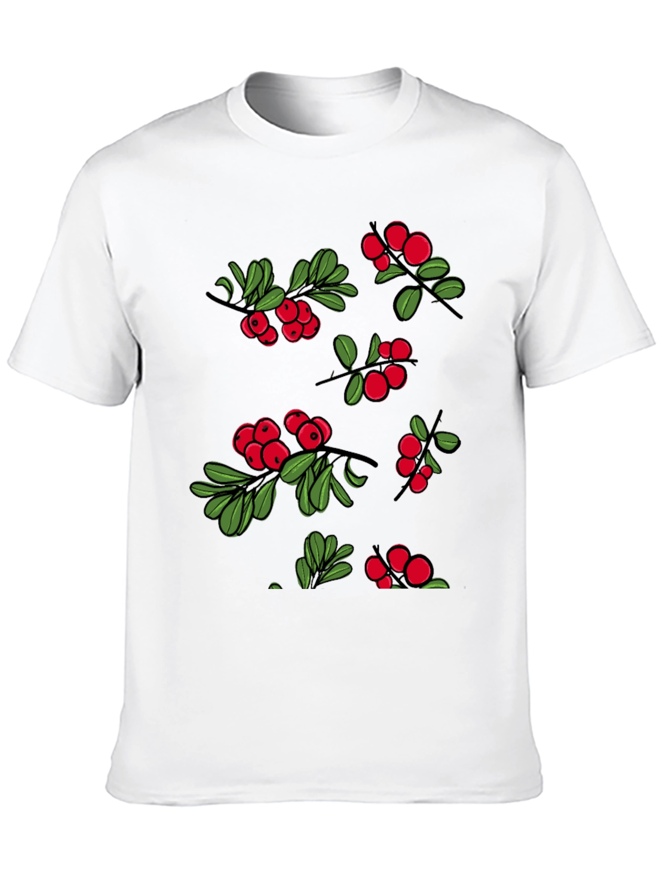 Berry Design Black T-Shirt