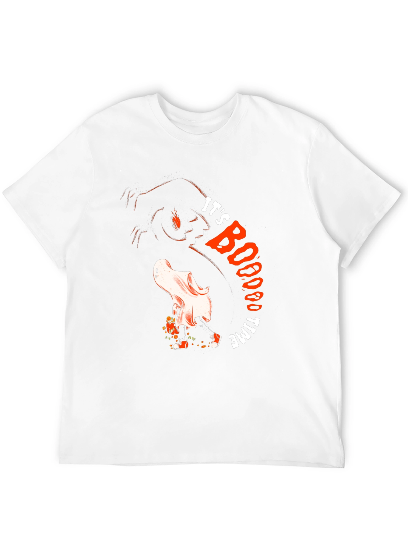 Its BOOO Time Ghost Graphic Tee