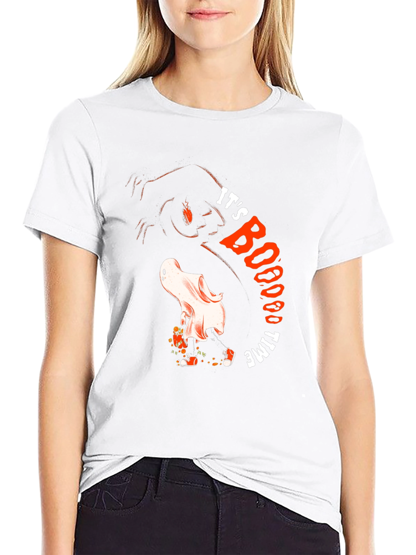 Its BOOO Time Ghost Graphic Tee