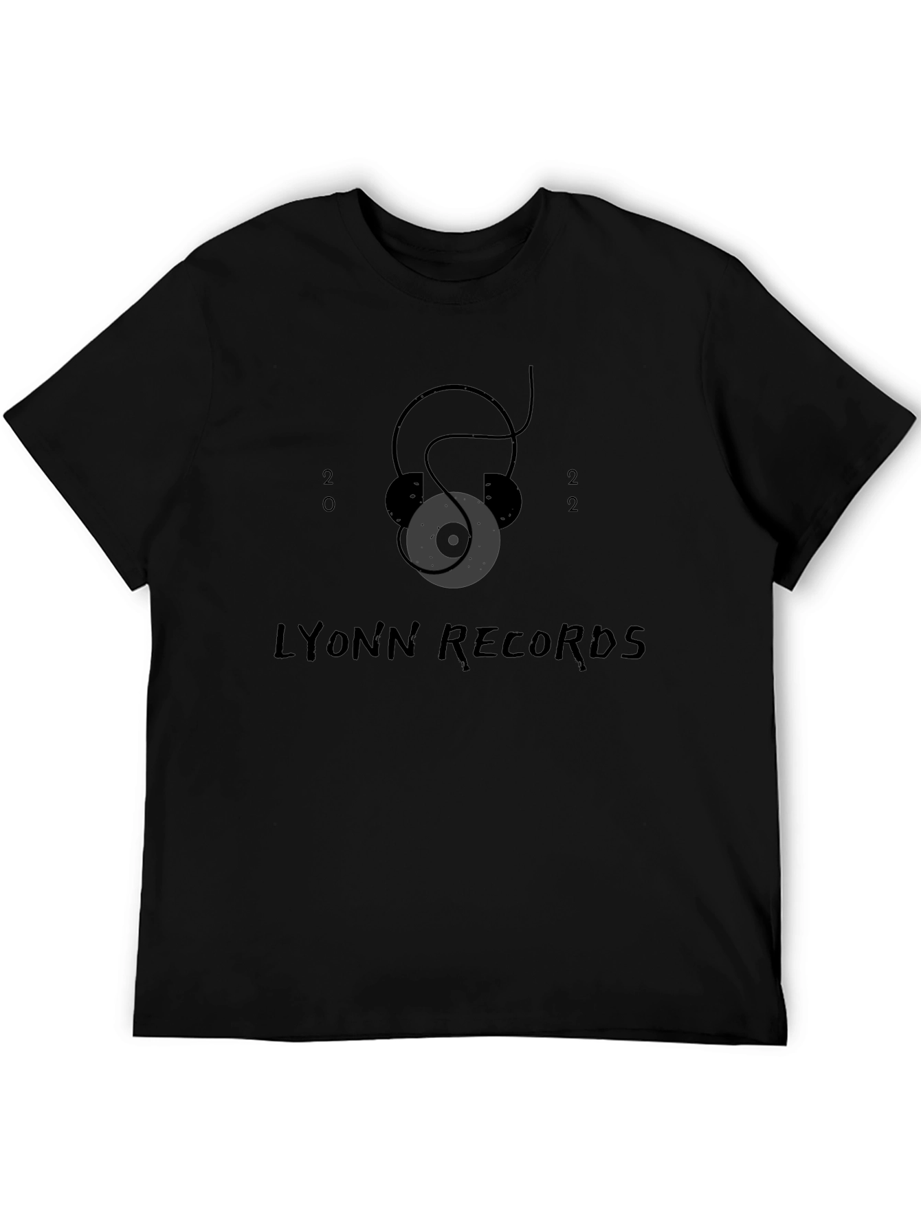 Lyonn Records Black Graphic Tee