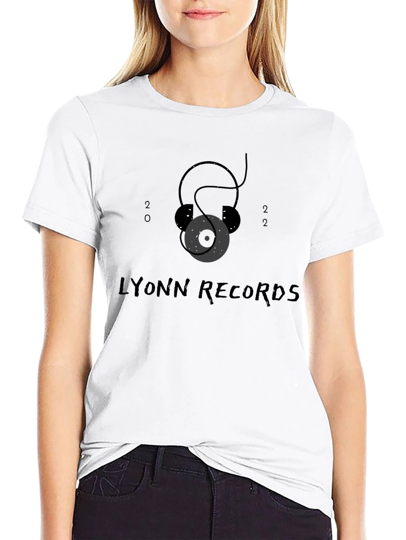 Lyonn Records Black Graphic Tee