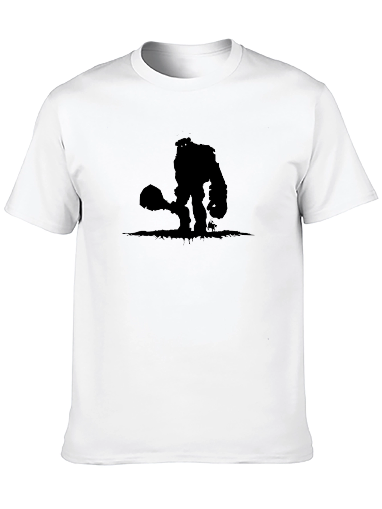 Silhouette Monster Graphic Black T-Shirt
