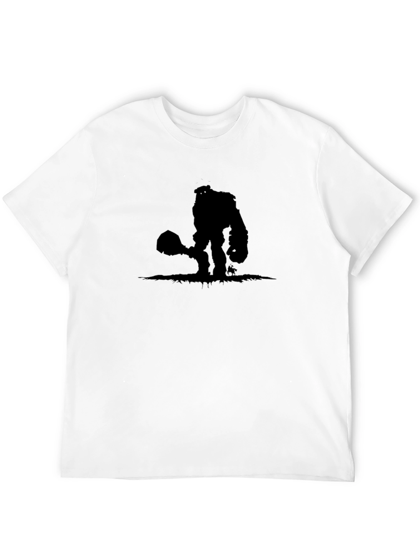Silhouette Monster Graphic Black T-Shirt