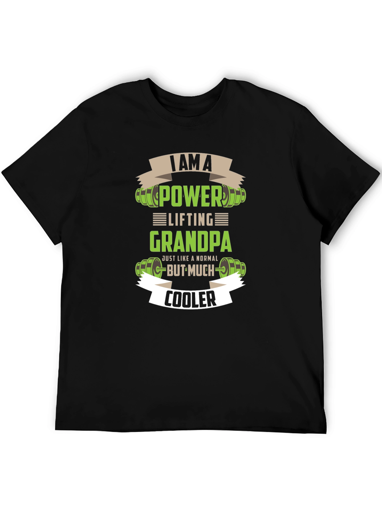 Power Lifting Grandpa T-Shirt