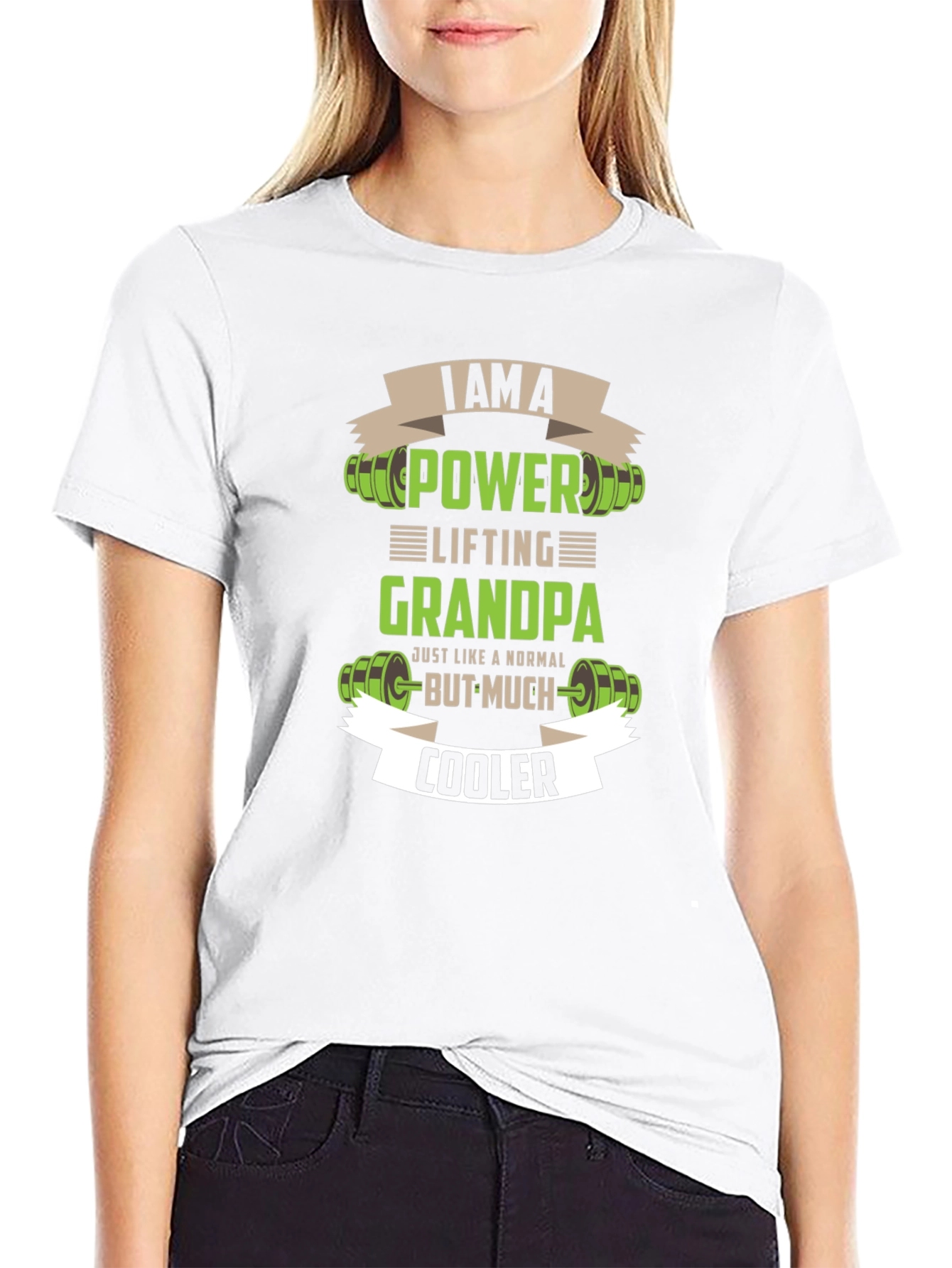 Power Lifting Grandpa T-Shirt