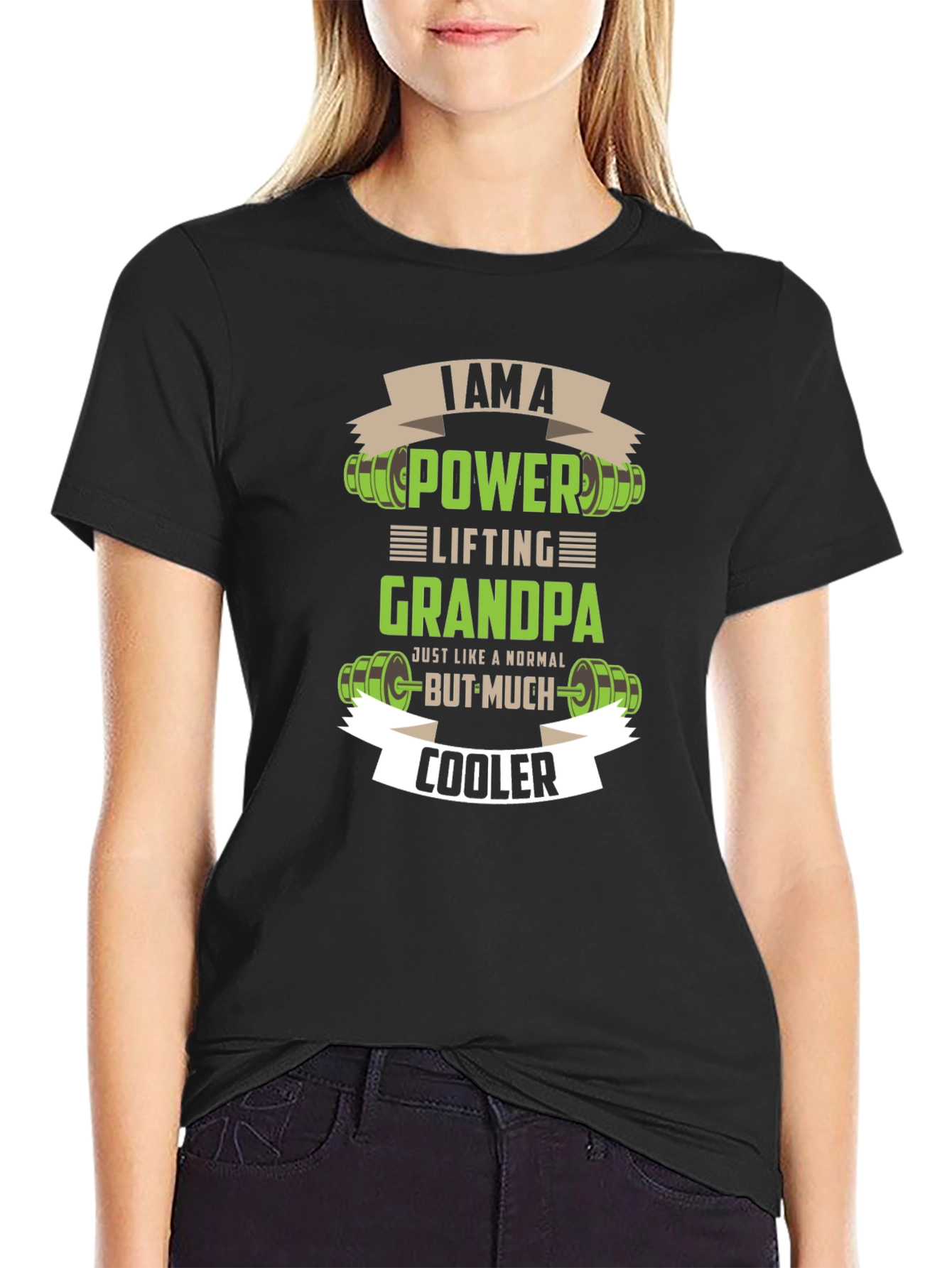 Power Lifting Grandpa T-Shirt