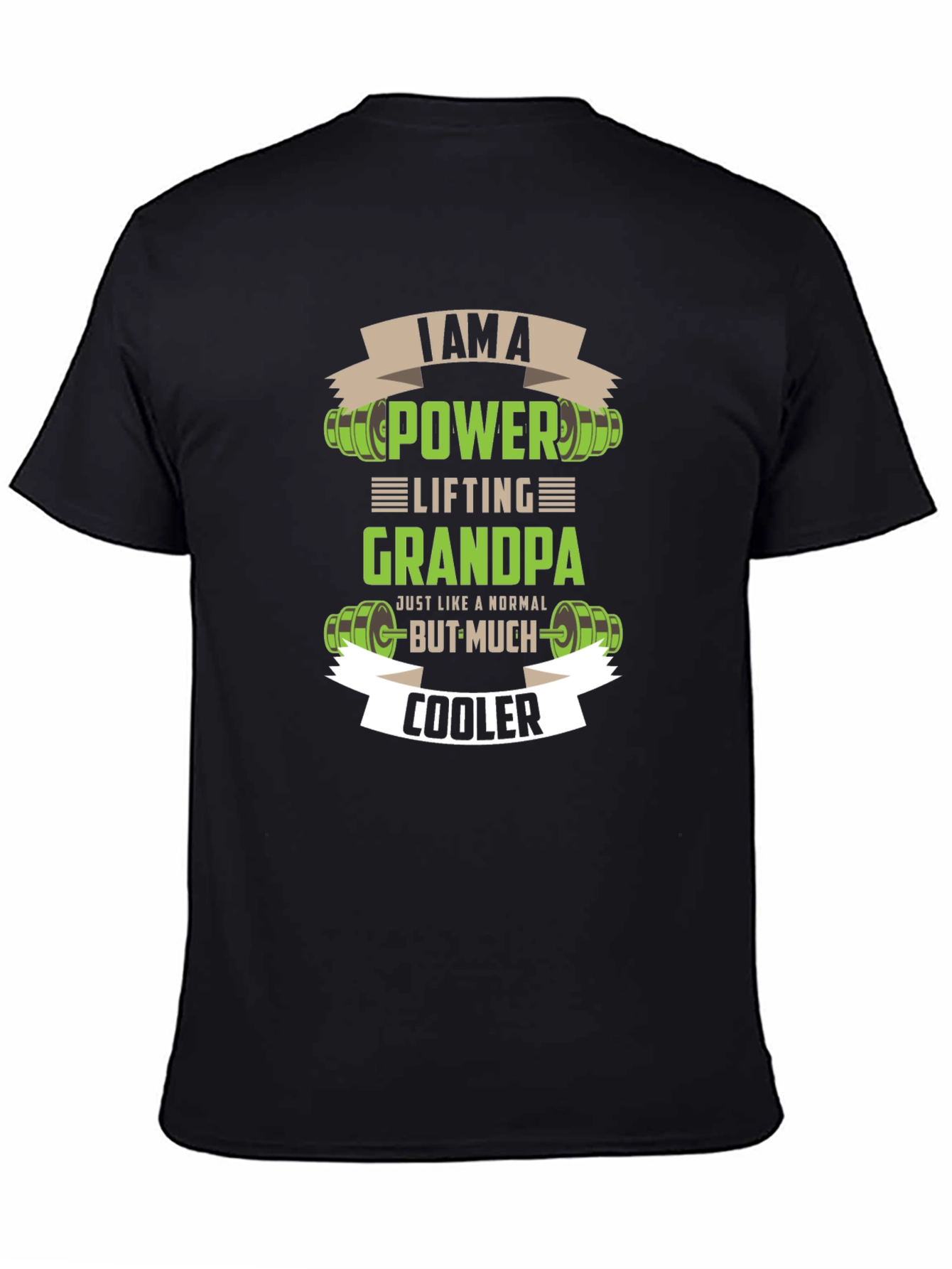 Power Lifting Grandpa T-Shirt