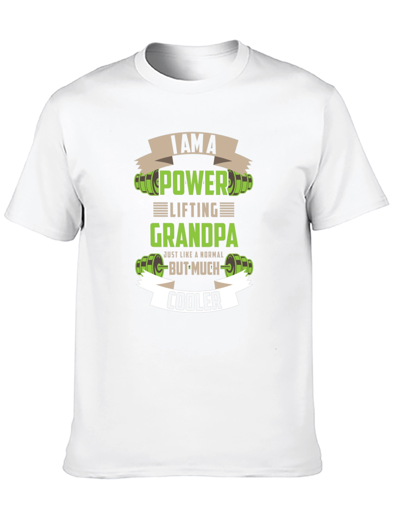 Power Lifting Grandpa T-Shirt
