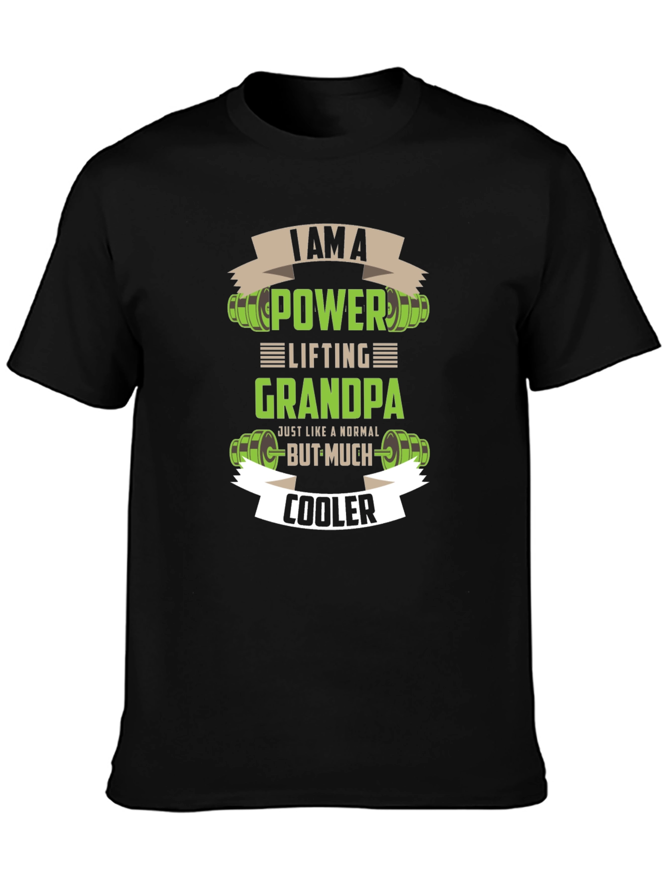 Power Lifting Grandpa T-Shirt