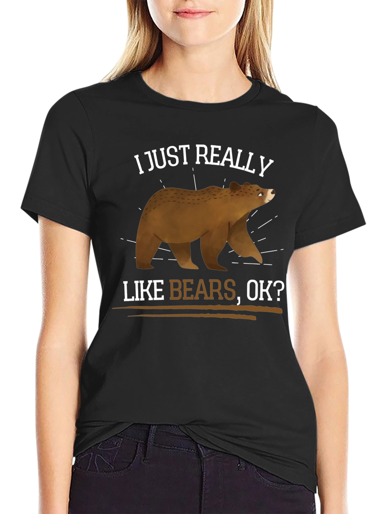 I Just Really Like Bears T-Shirt - Graphic Tee