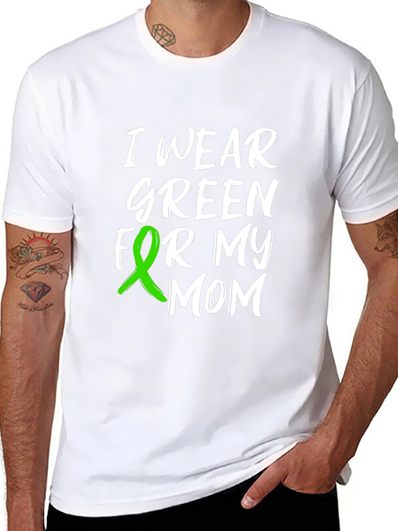 I Wear Green For My Mom Awareness T-Shirt