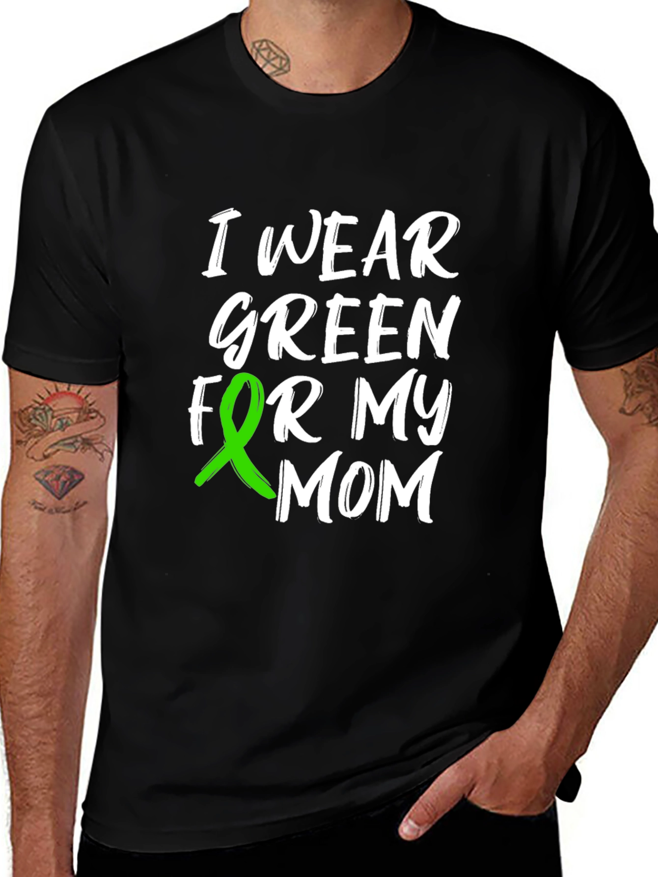 I Wear Green For My Mom Awareness T-Shirt