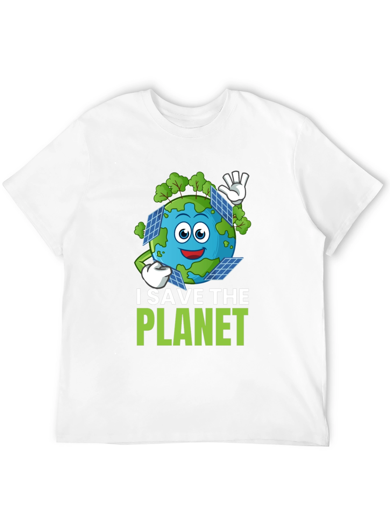 Eco-Friendly I Save The Planet Graphic Tee
