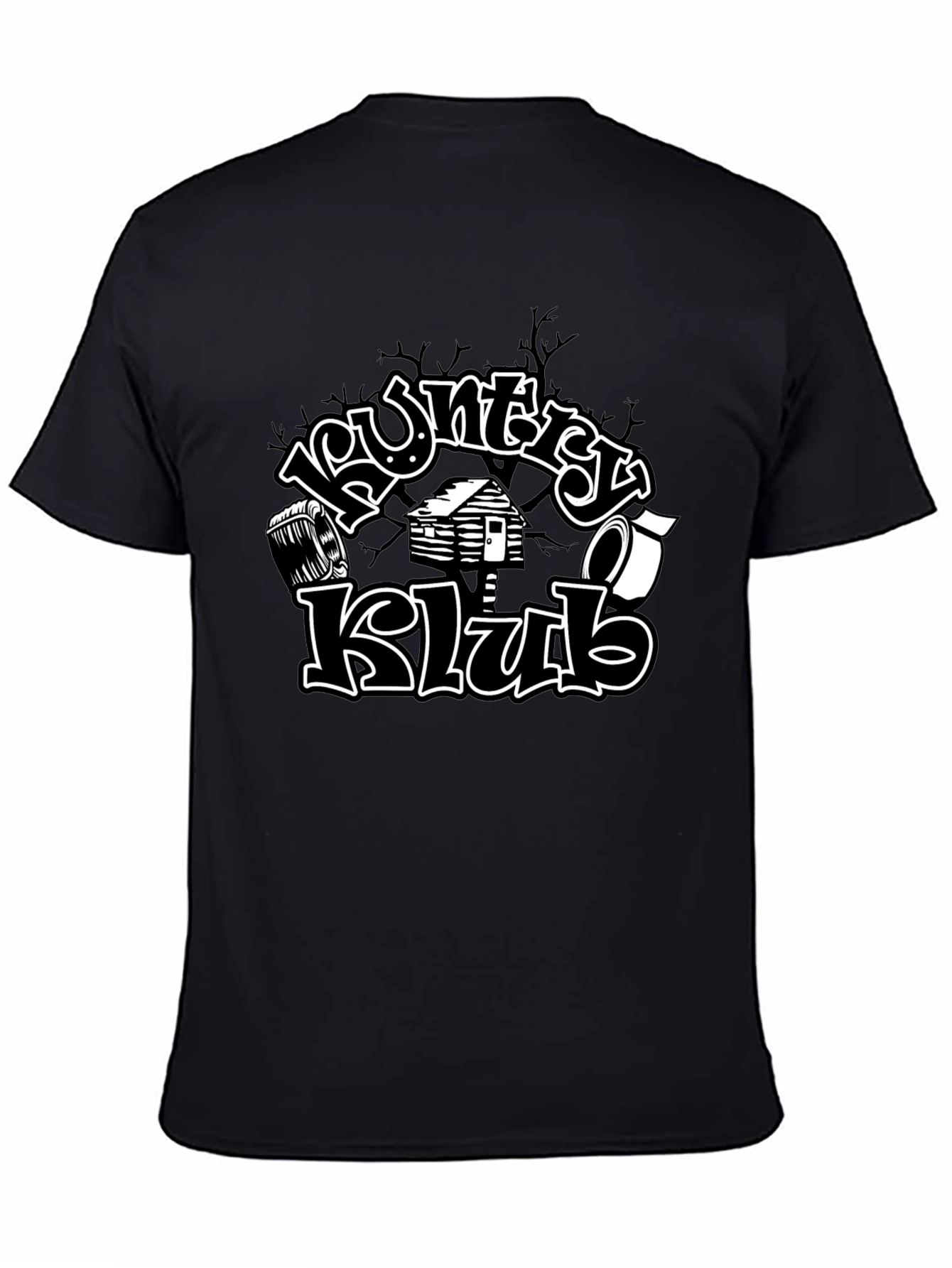 Country Klub Black Graphic Tee