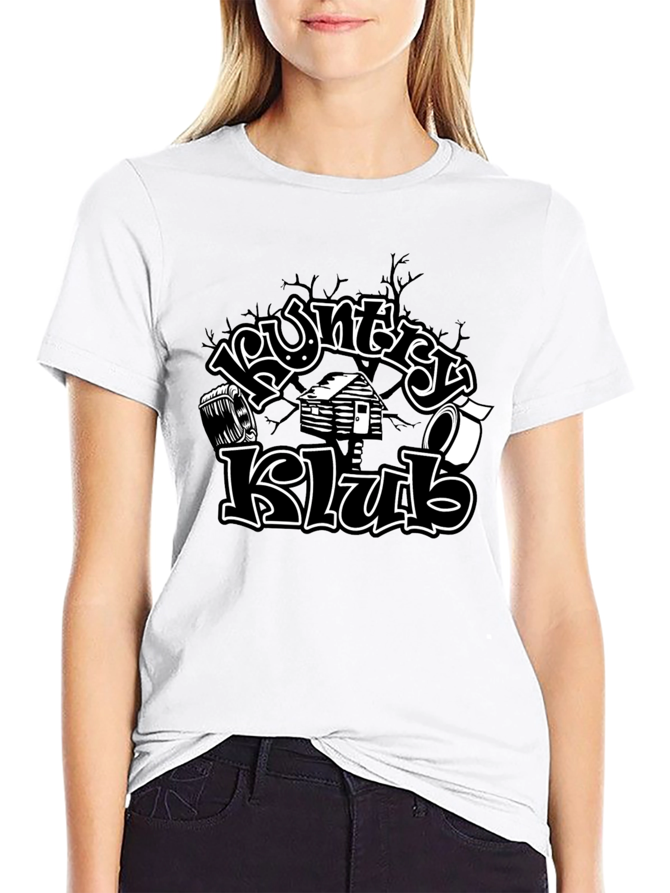 Country Klub Black Graphic Tee