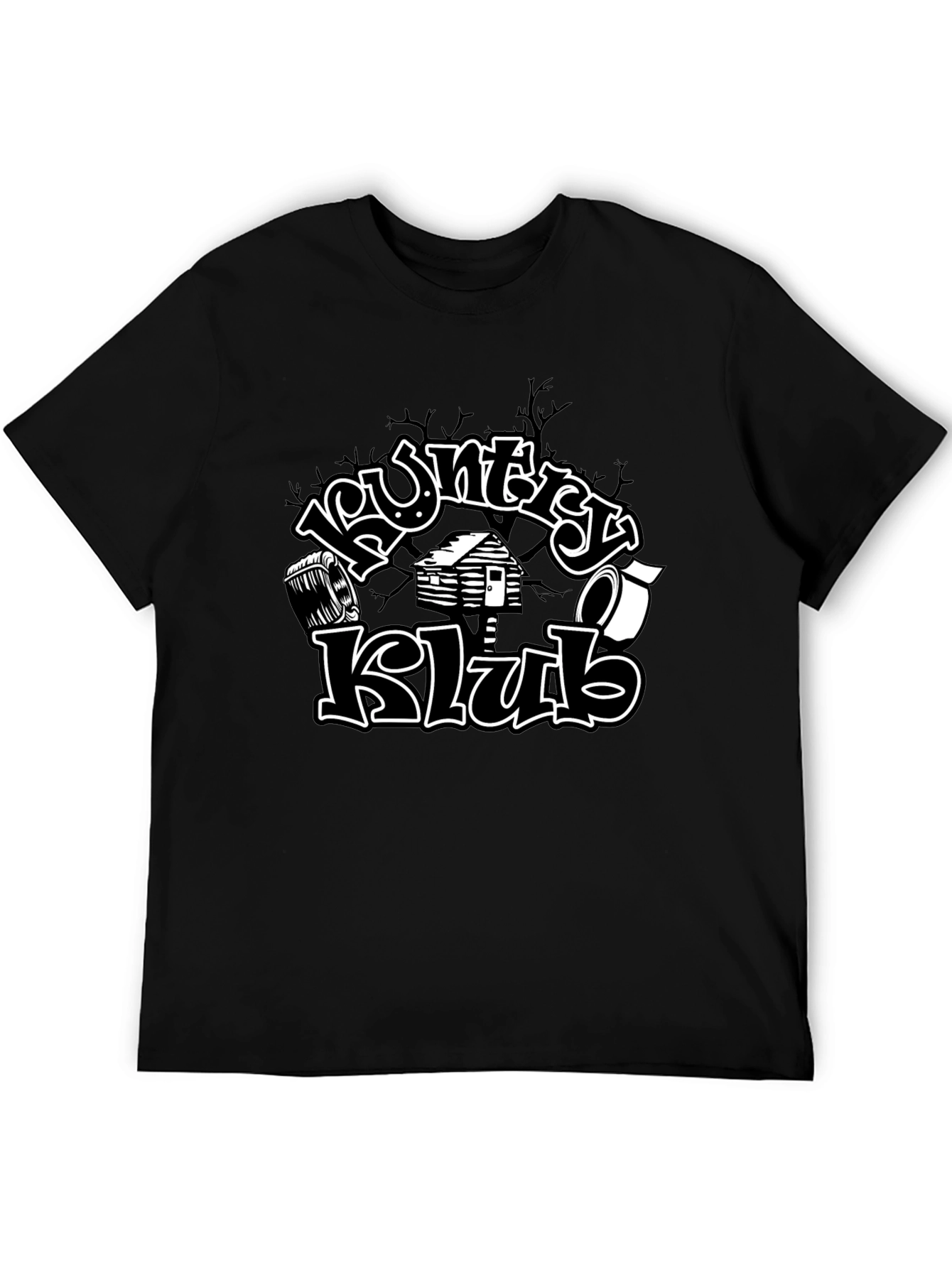 Country Klub Black Graphic Tee