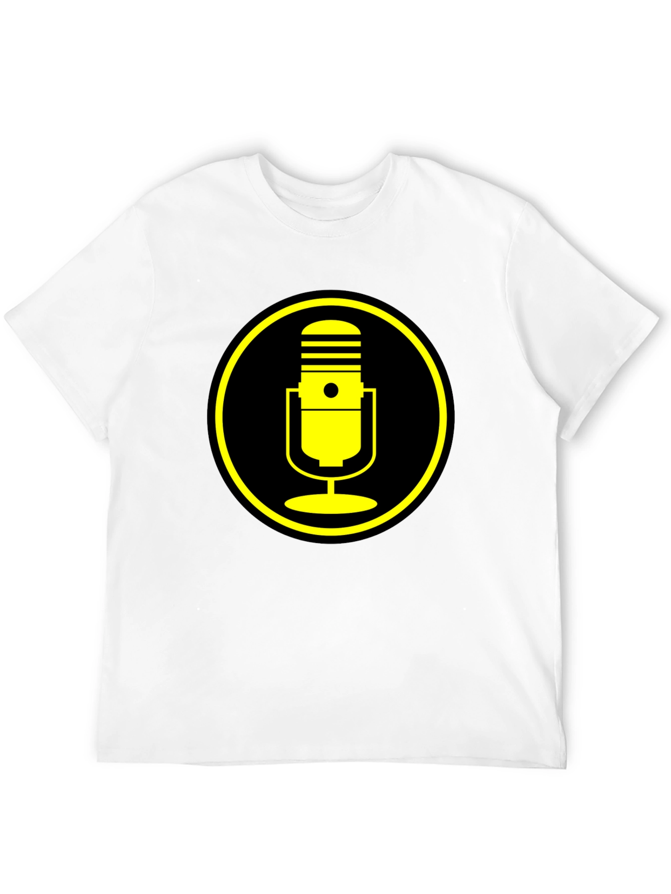 Retro Microphone Graphic T-Shirt