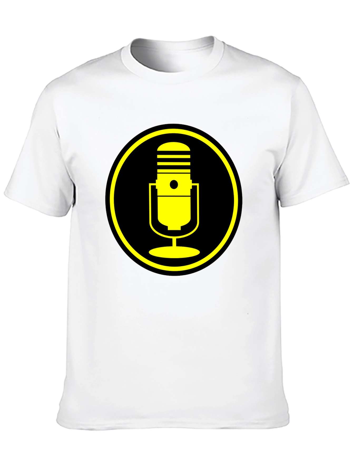 Retro Microphone Graphic T-Shirt