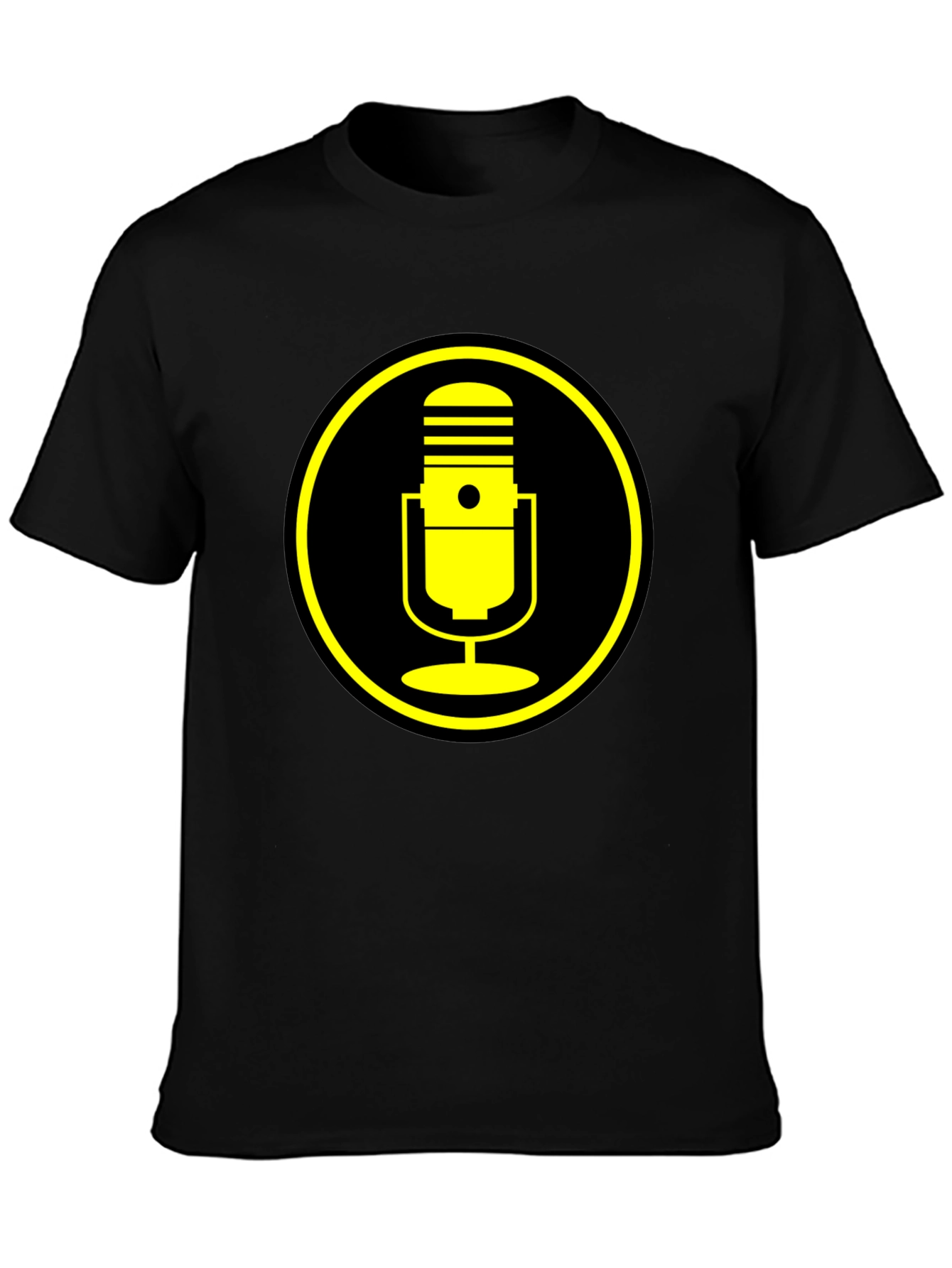 Retro Microphone Graphic T-Shirt