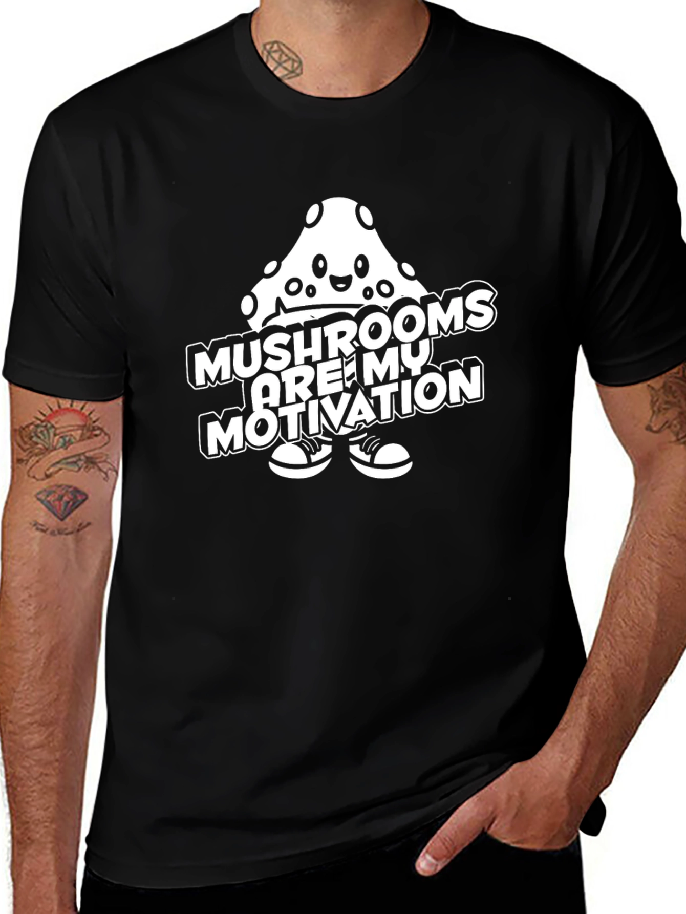 Mushrooms Are My Motivation Graphic T-Shirt
