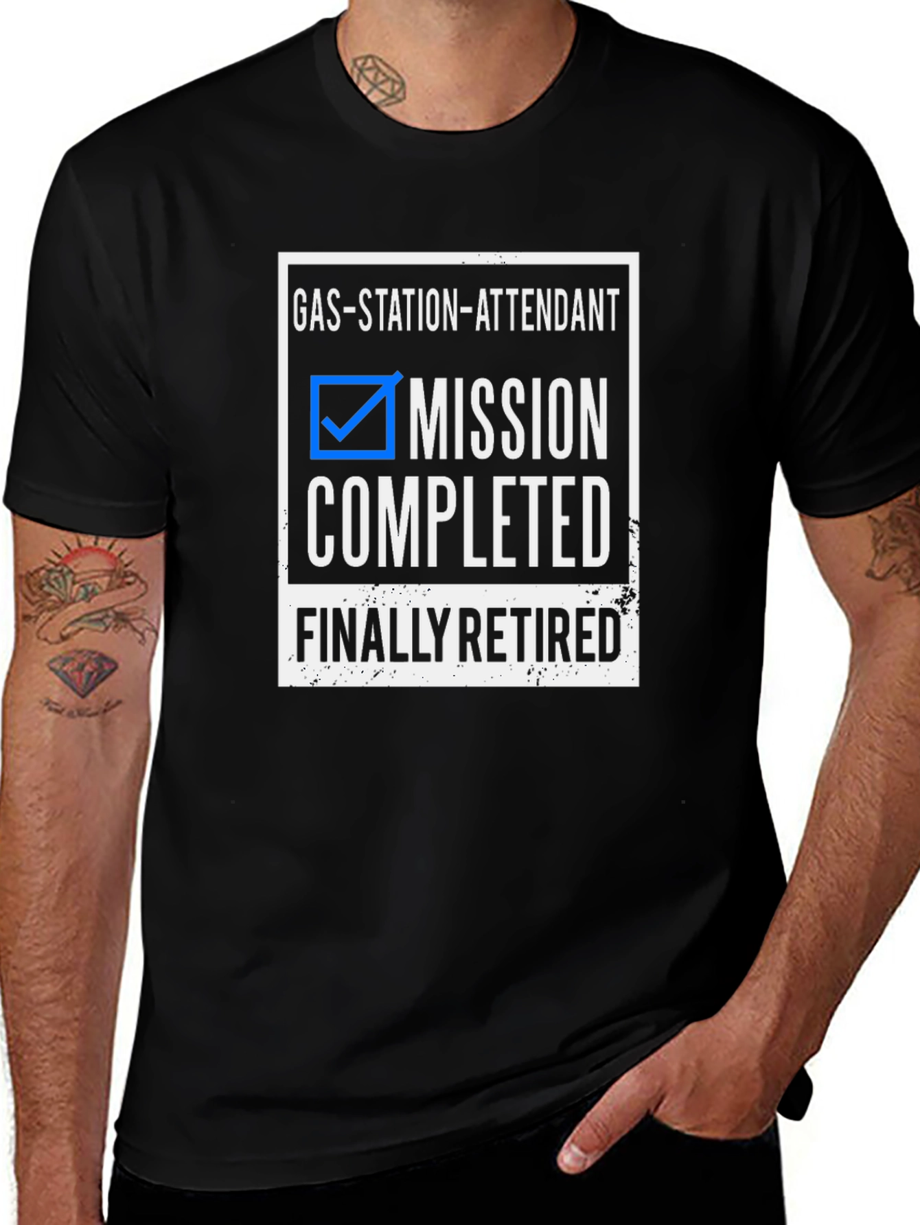 Gas Station Attendant Retired T-Shirt
