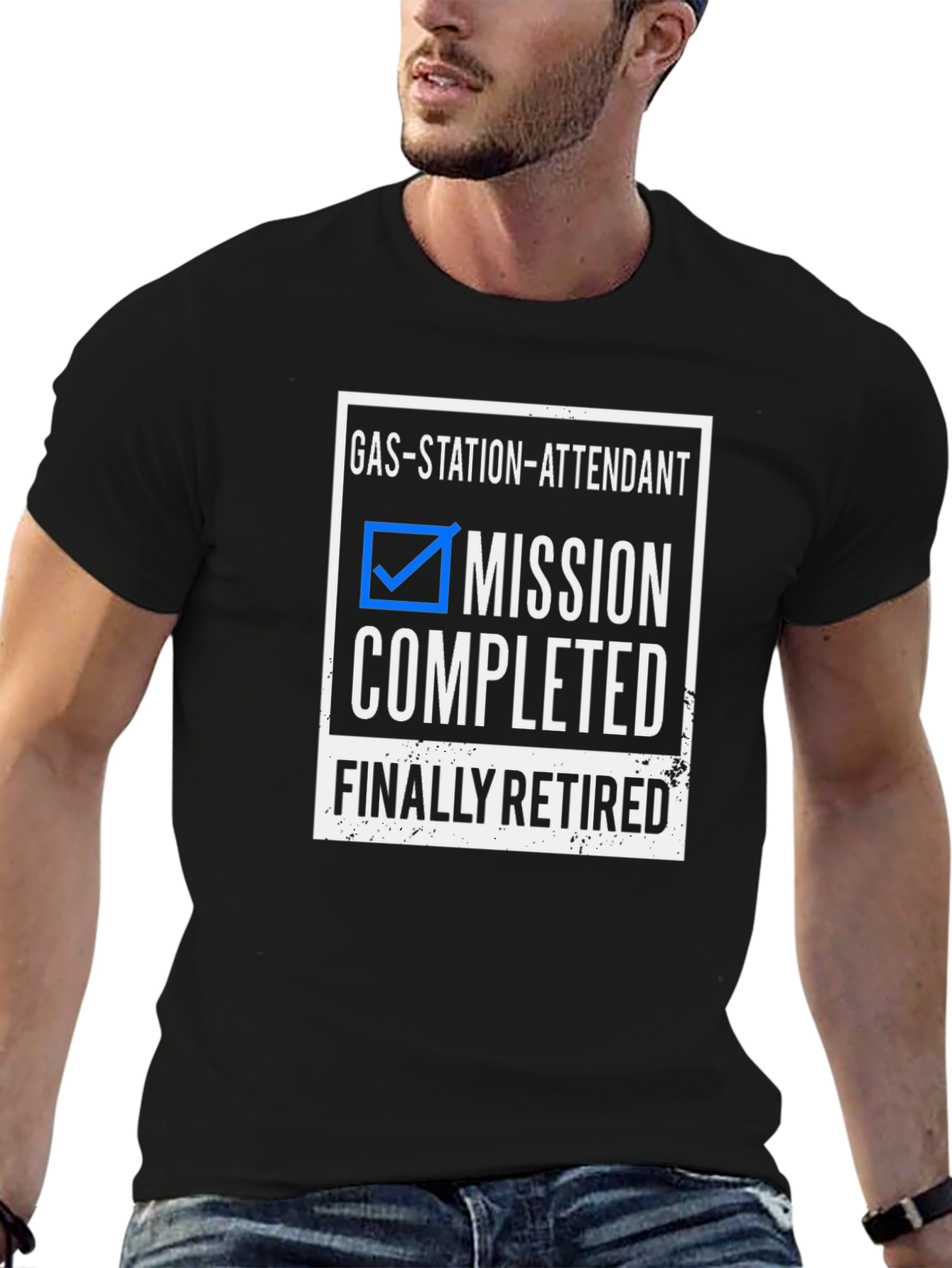 Gas Station Attendant Retired T-Shirt