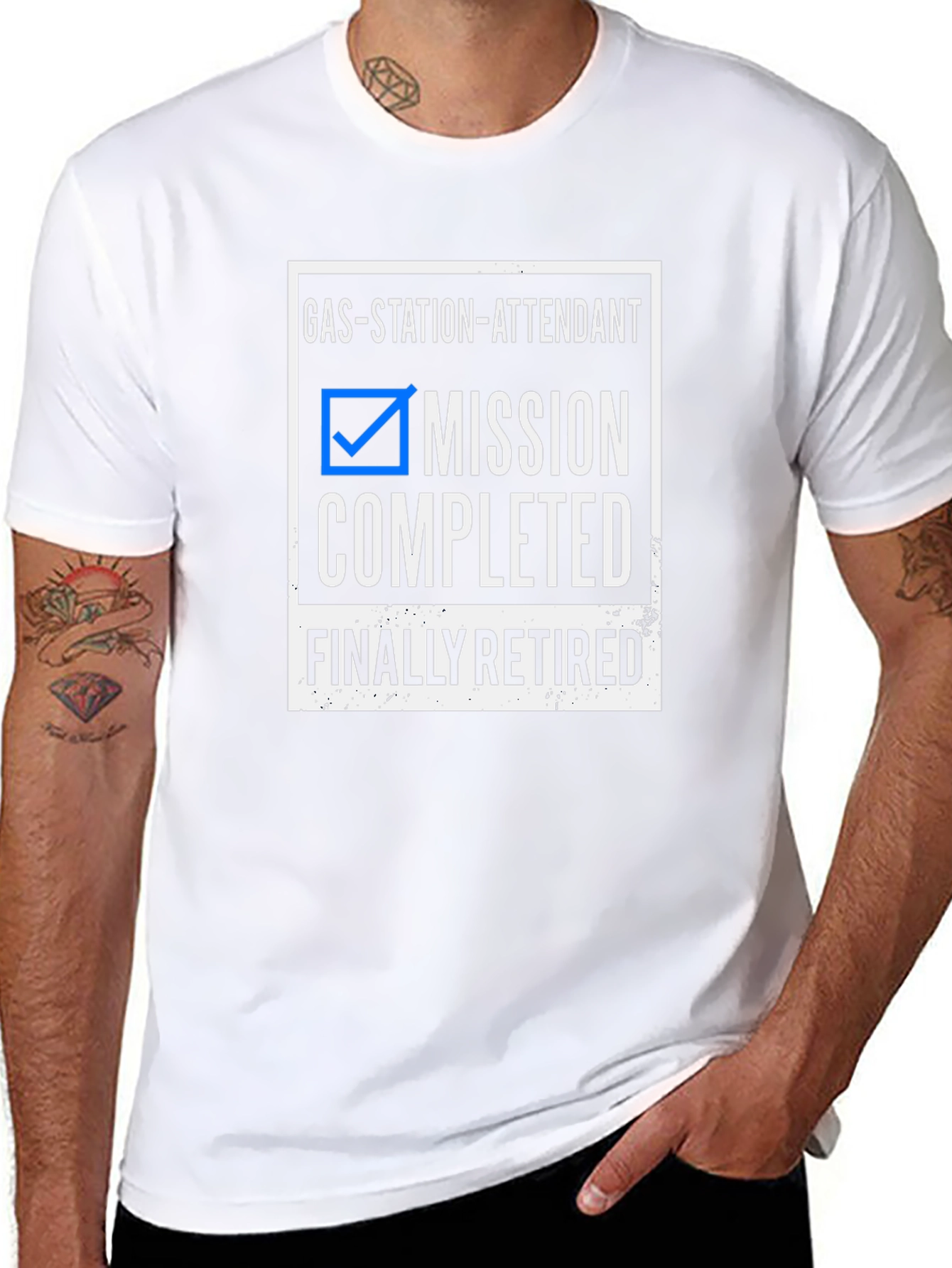 Gas Station Attendant Retired T-Shirt