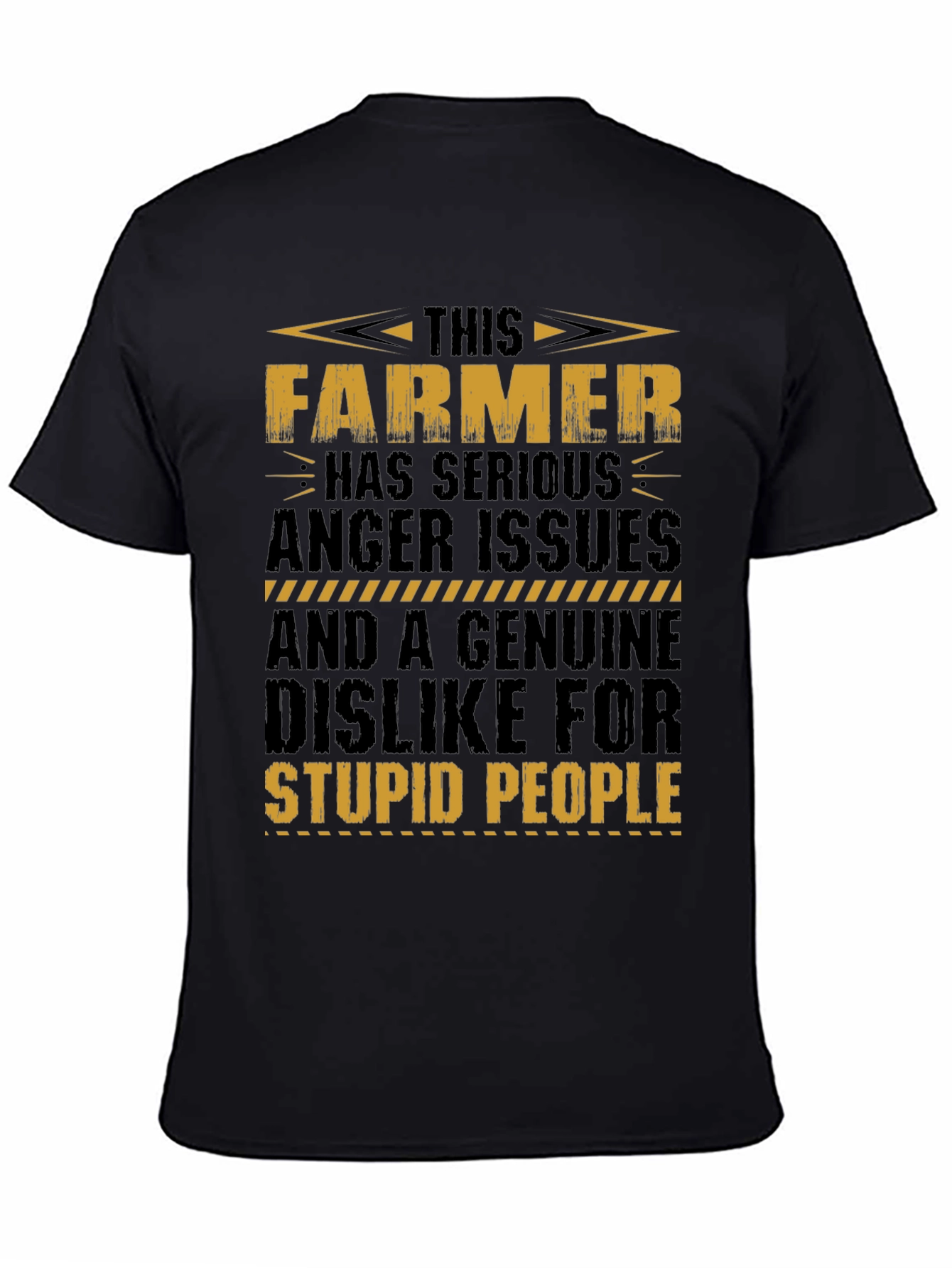 Funny Farmer T-Shirt - Serious Anger Issues Tee