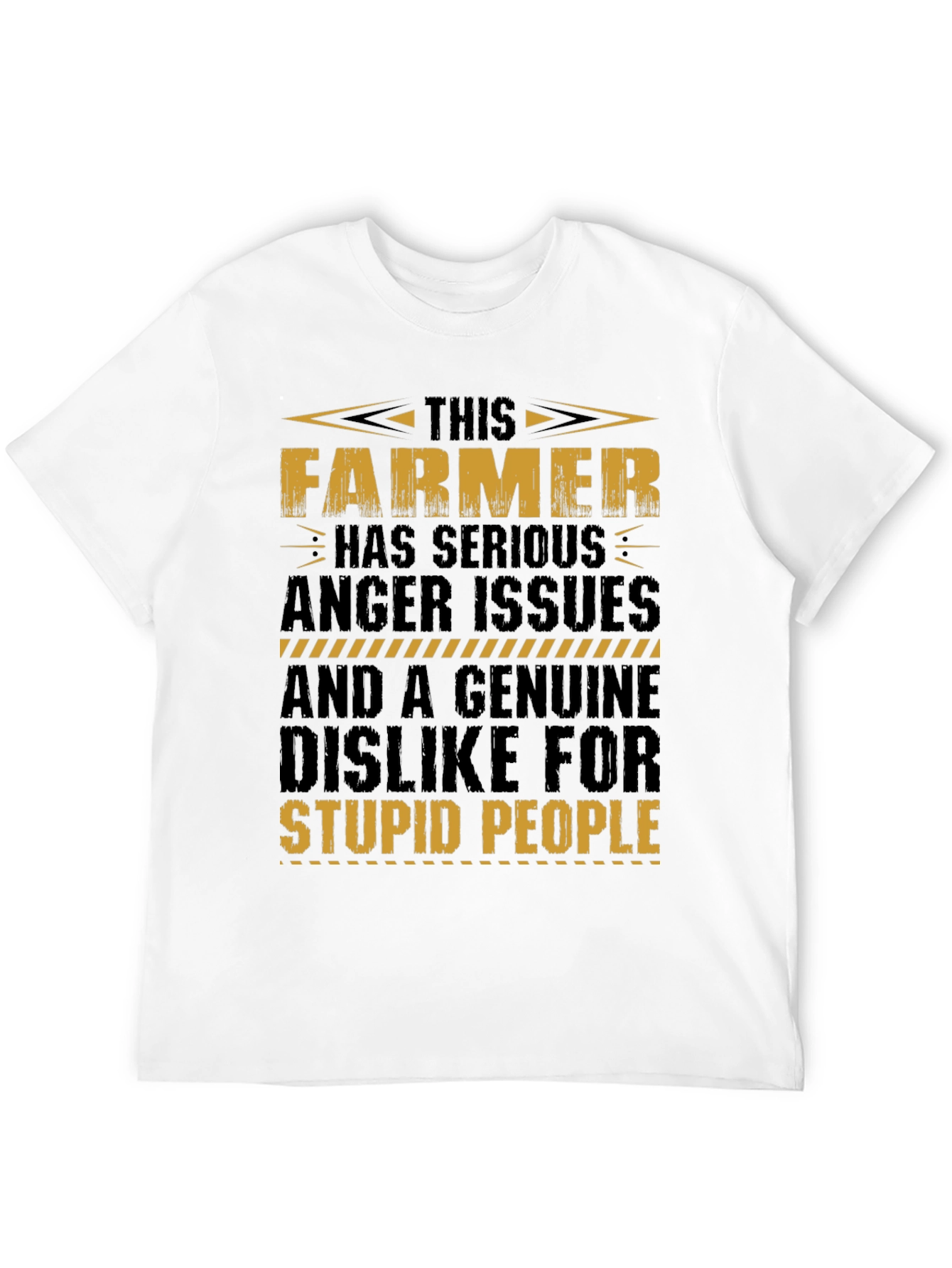Funny Farmer T-Shirt - Serious Anger Issues Tee
