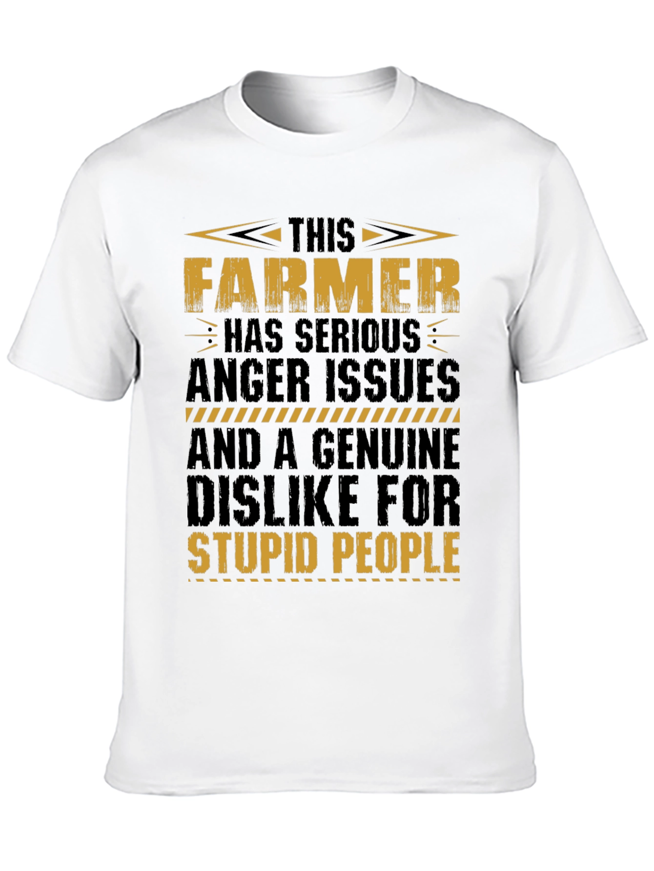 Funny Farmer T-Shirt - Serious Anger Issues Tee