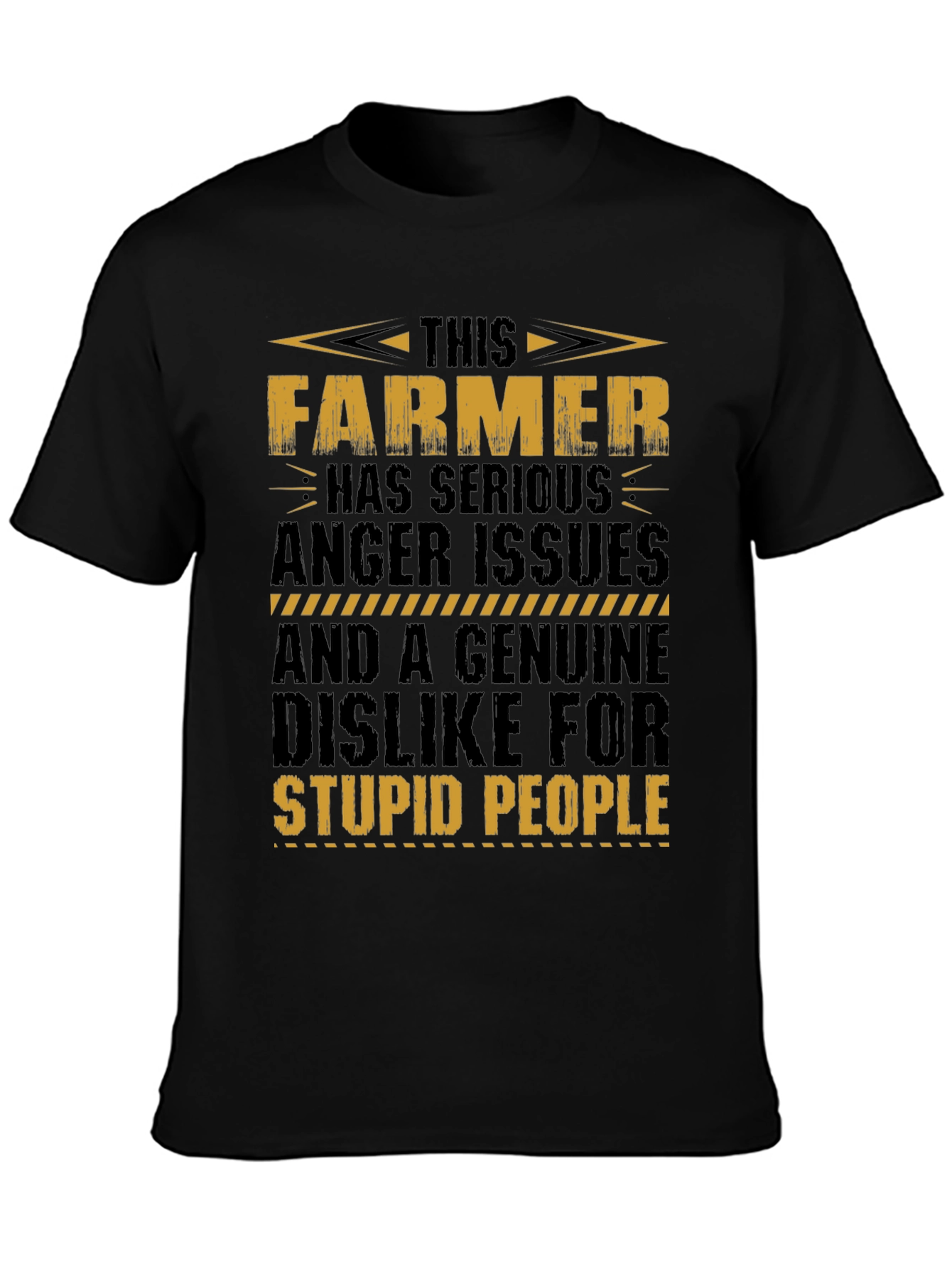 Funny Farmer T-Shirt - Serious Anger Issues Tee