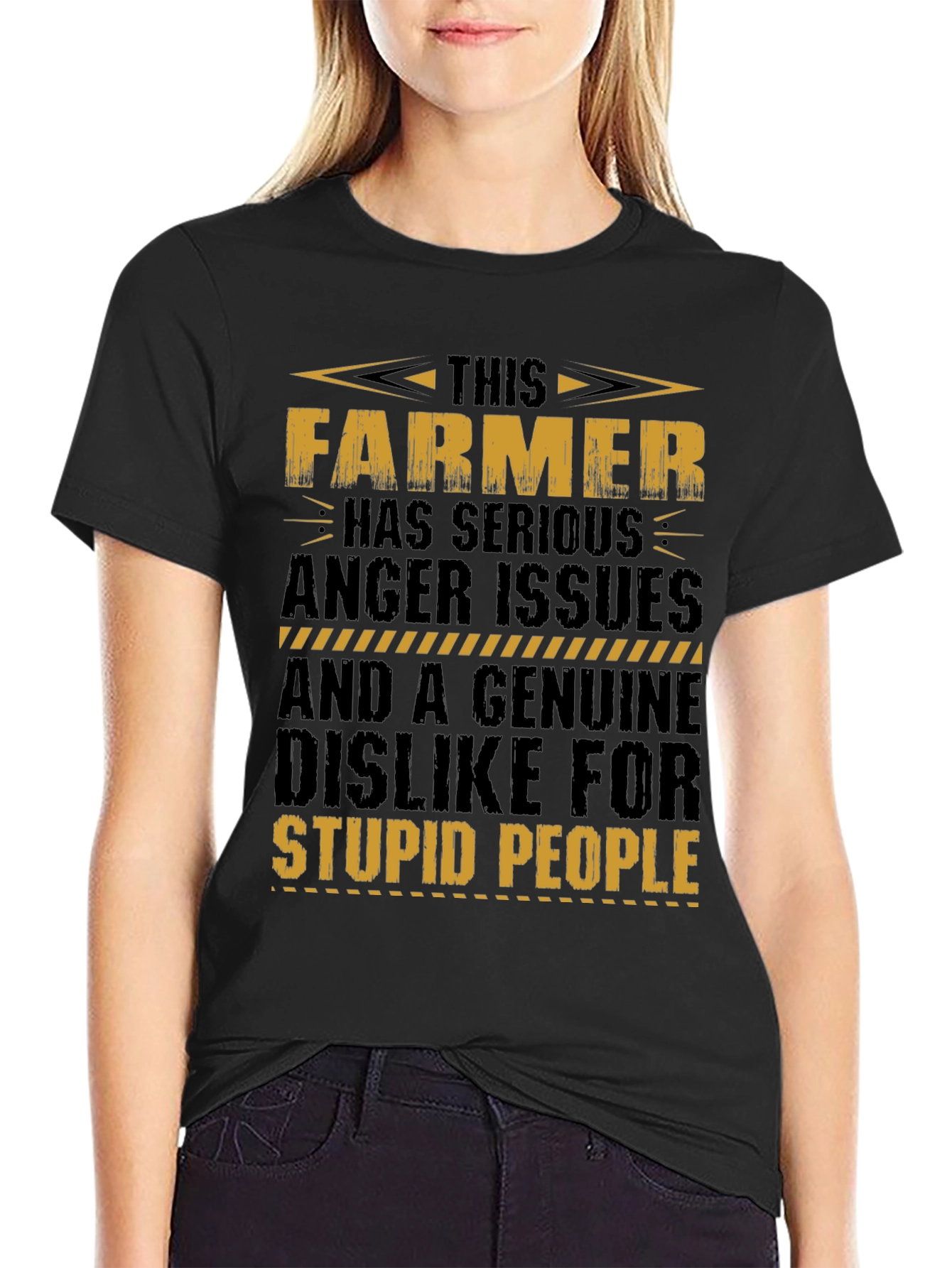 Funny Farmer T-Shirt - Serious Anger Issues Tee