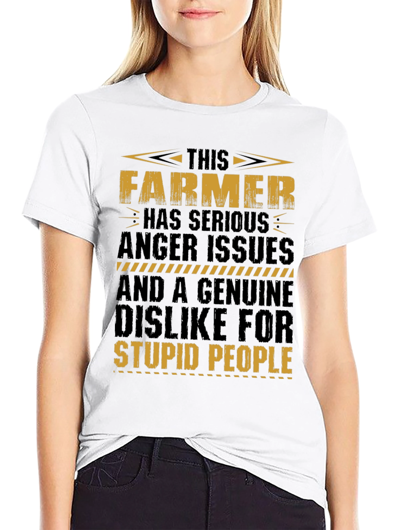 Funny Farmer T-Shirt - Serious Anger Issues Tee