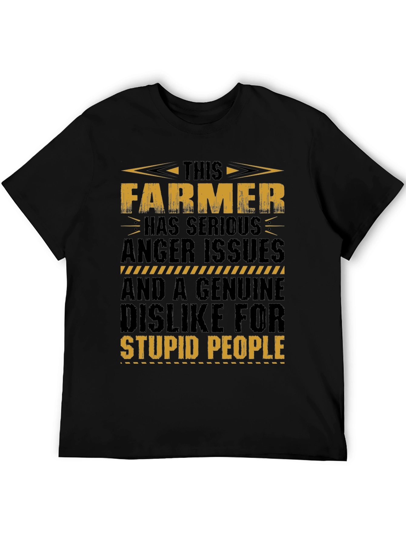 Funny Farmer T-Shirt - Serious Anger Issues Tee