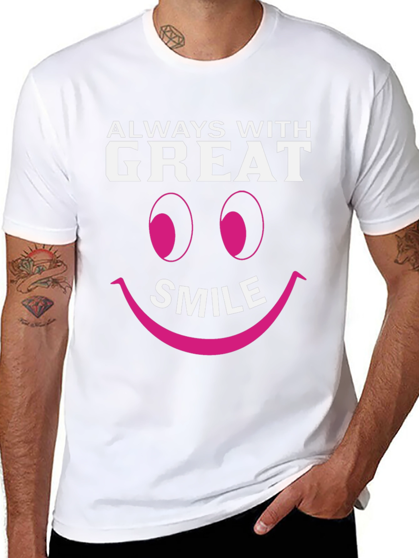 Always With Great Smile Graphic T-Shirt