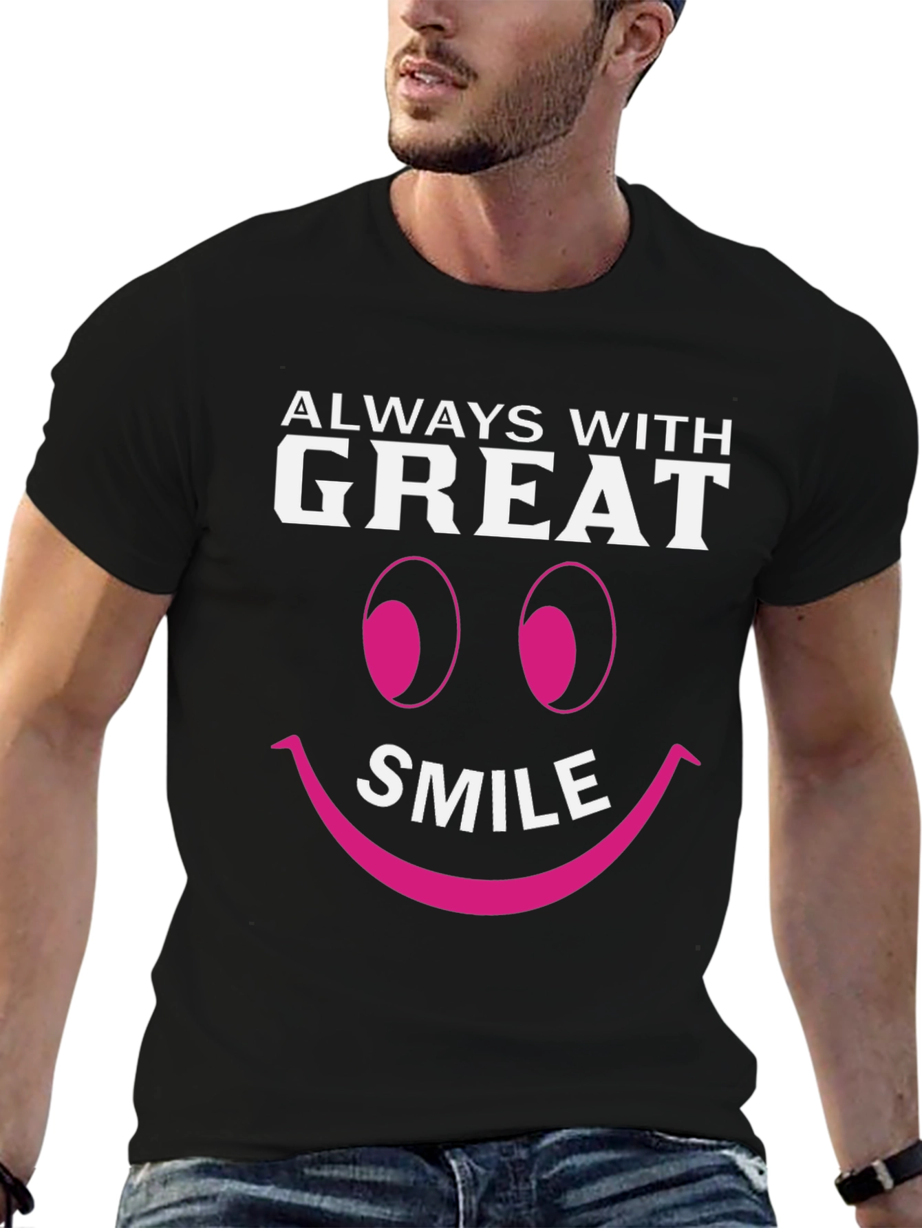 Always With Great Smile Graphic T-Shirt