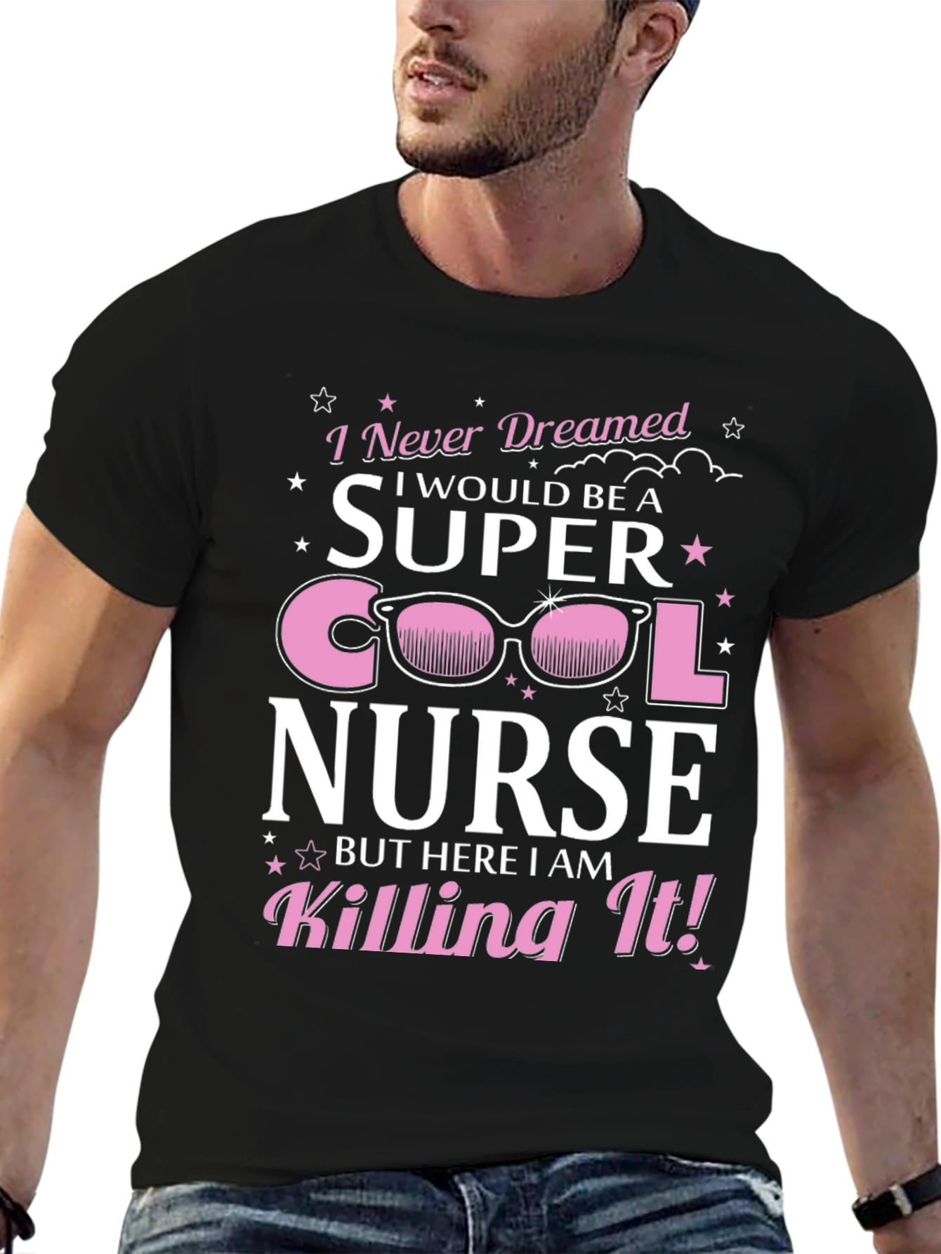 Super Cool Nurse Graphic T-Shirt