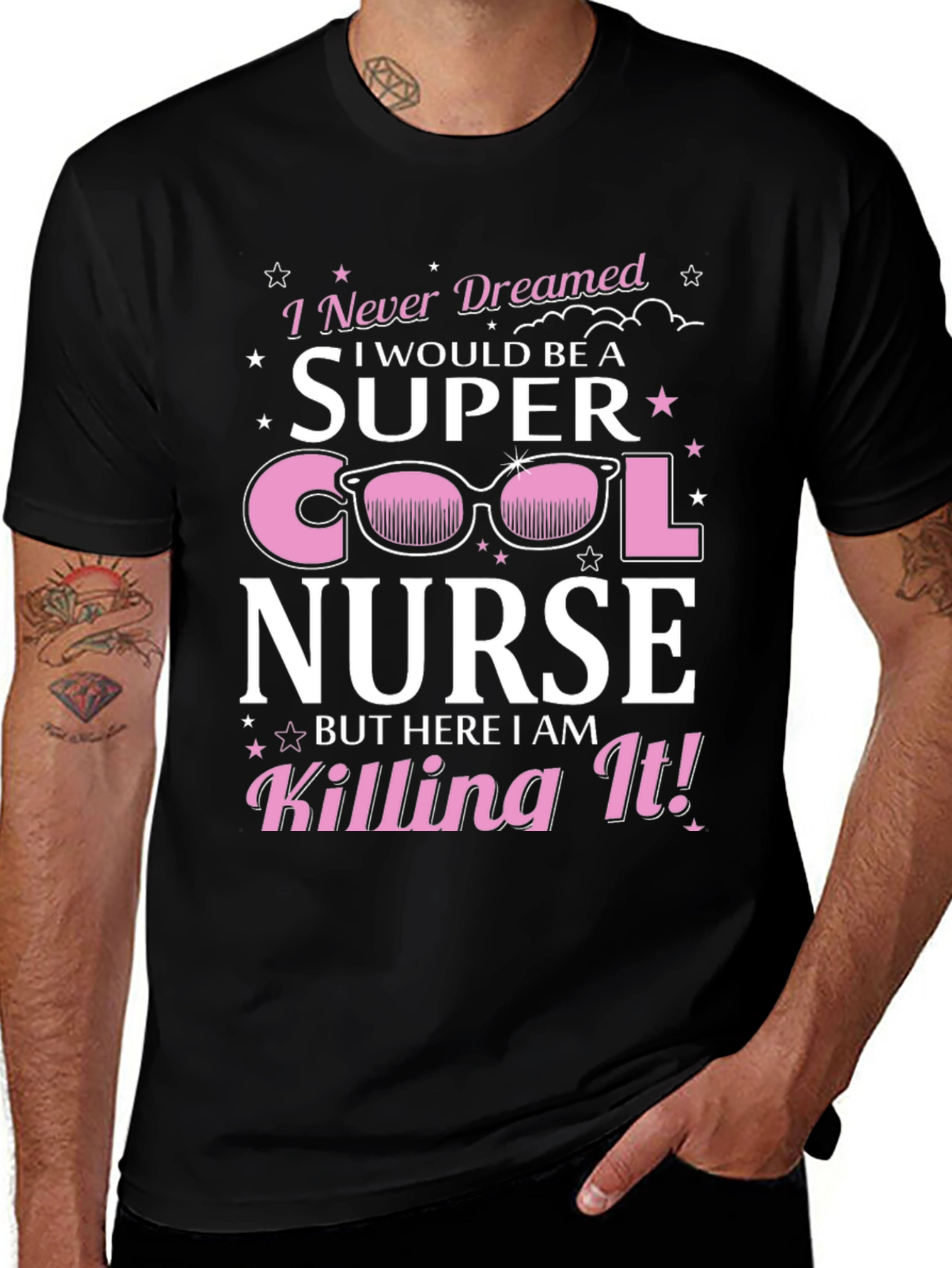 Super Cool Nurse Graphic T-Shirt