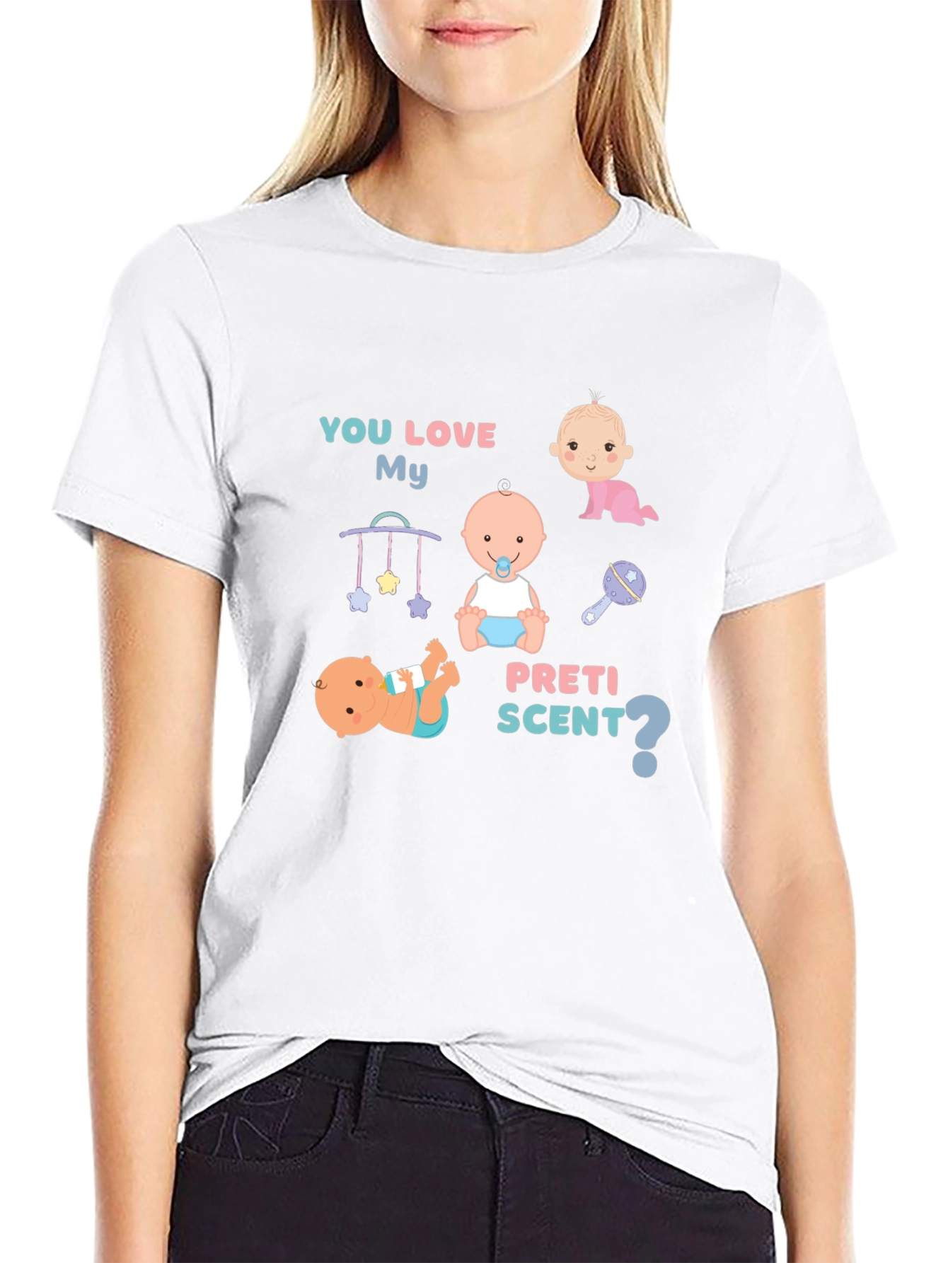 Preti Scent T-Shirt: Cute Baby Graphic Tee