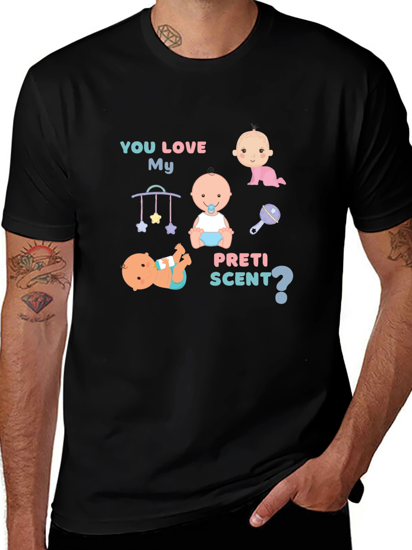 Preti Scent T-Shirt: Cute Baby Graphic Tee