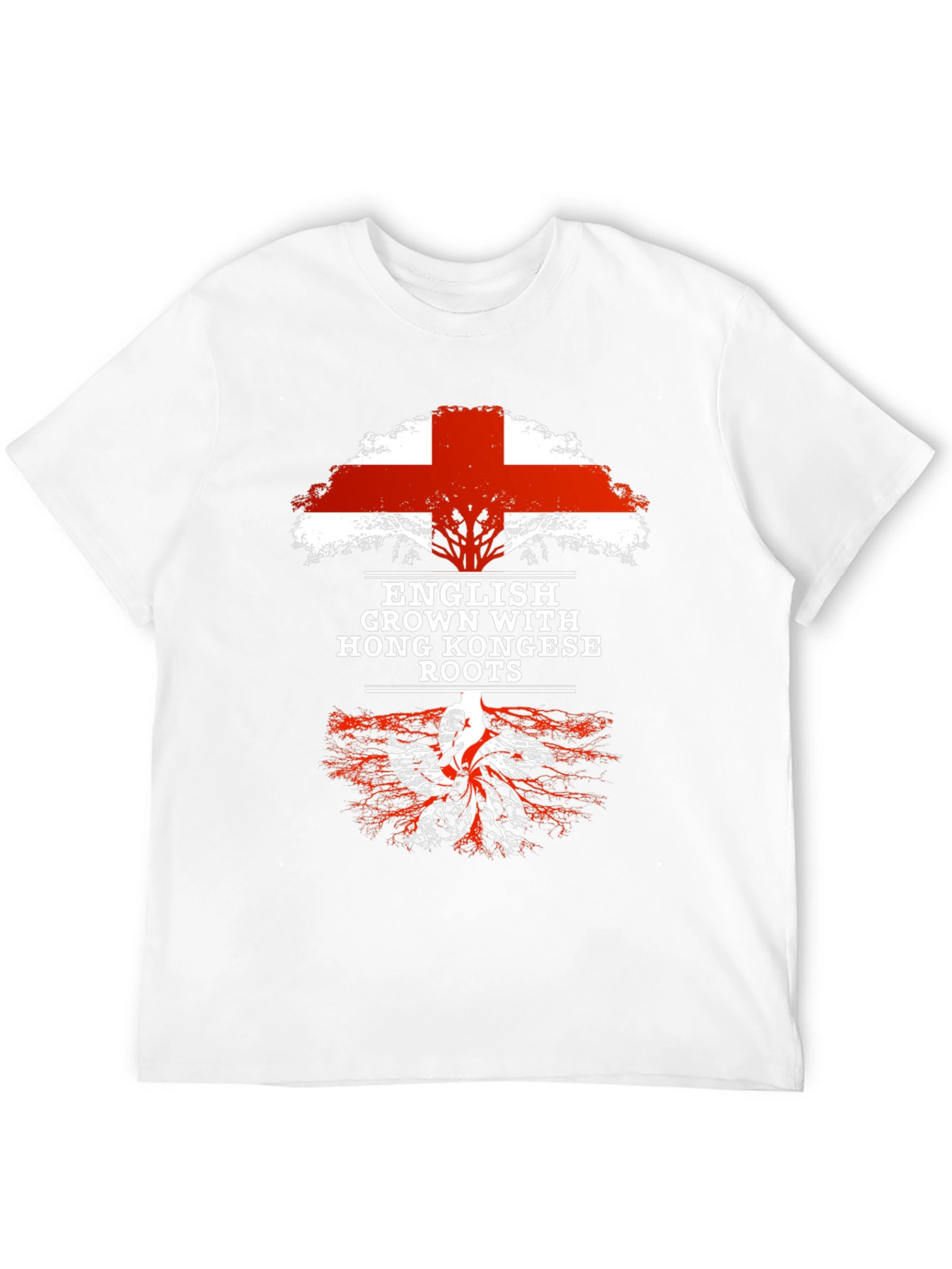 English Grown with Hong Kongese Roots T-Shirt