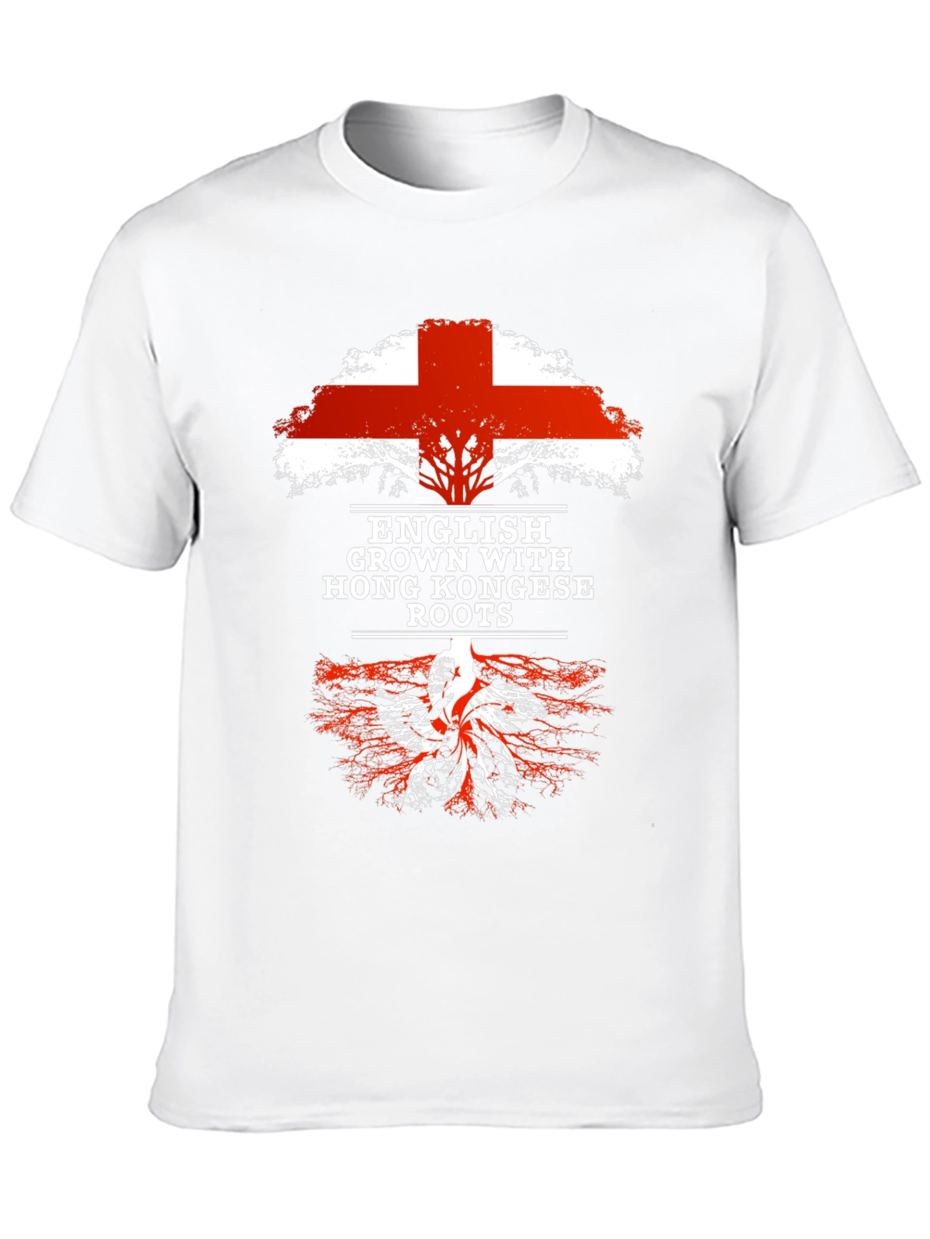 English Grown with Hong Kongese Roots T-Shirt